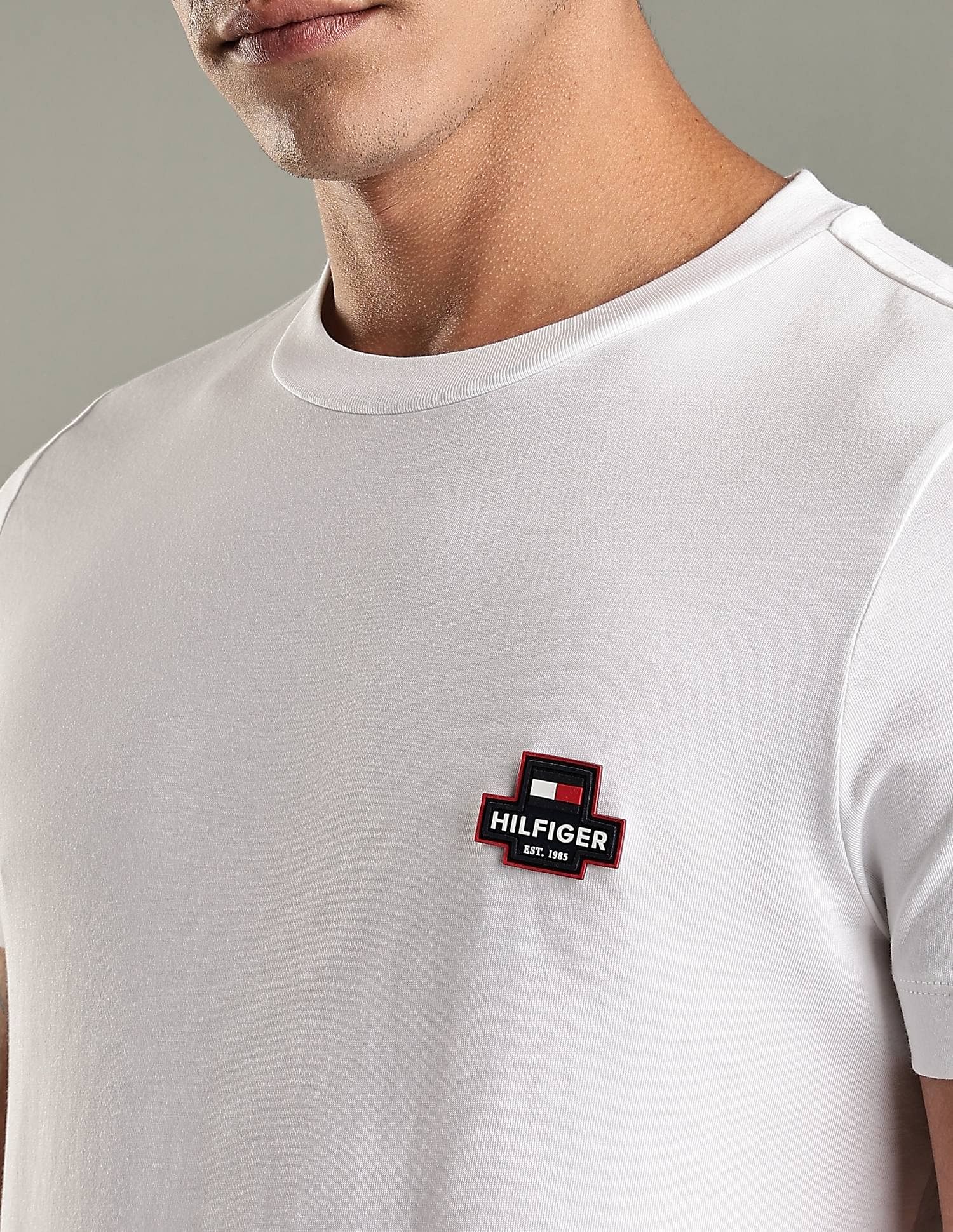 Tommy Hilfiger Solid Regular-Fit Cotton T-Shirt