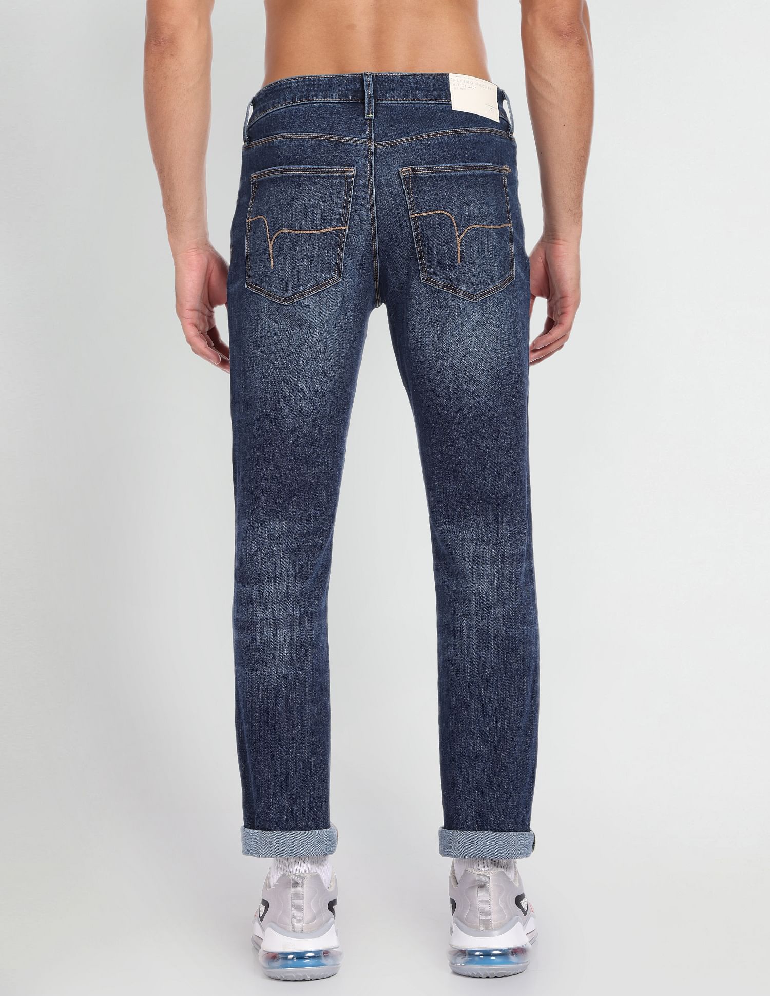 Flying Machine Freddie Slim Straight Whiskered Jeans