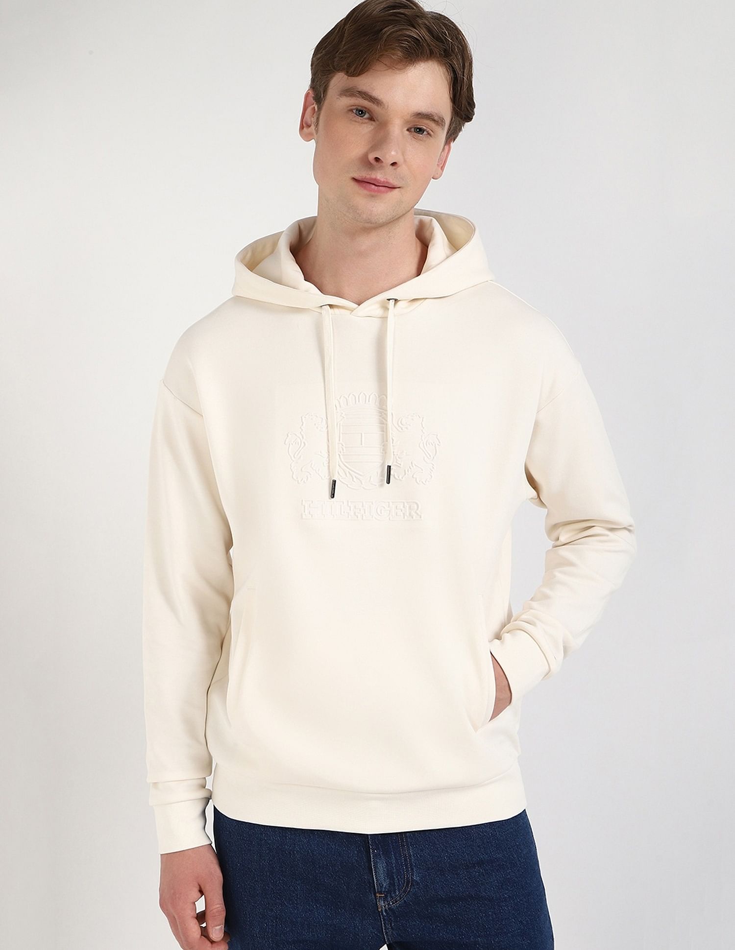 Tommy Hilfiger Embroidered Logo Relaxed-Fit Cotton Sweatshirt
