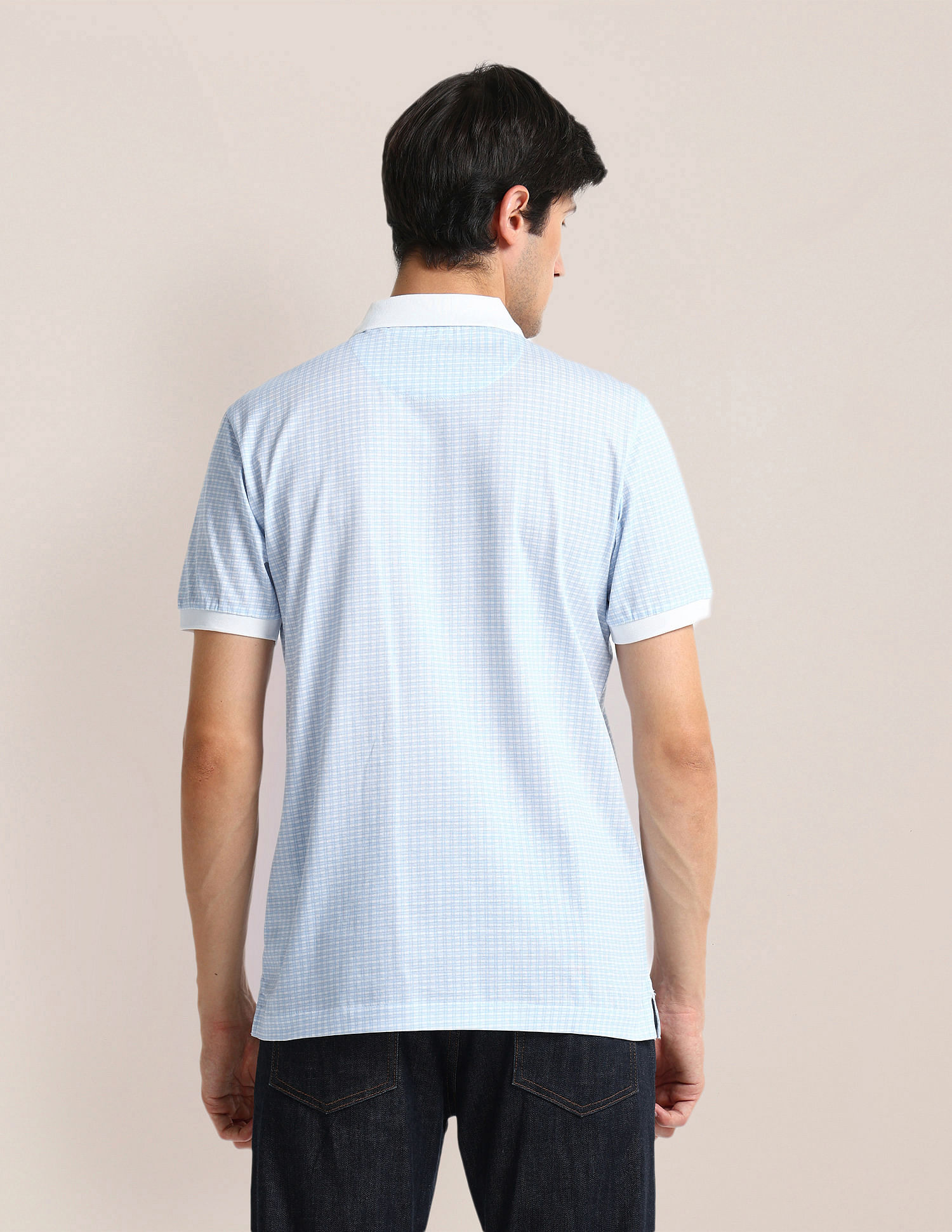 U.S. Polo Assn. Slim Fit Check Polo Shirt