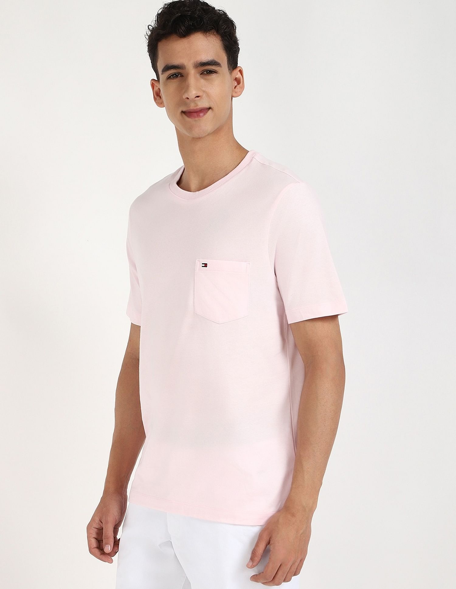 Tommy Hilfiger Solid Regular-Fit Cotton T-Shirt
