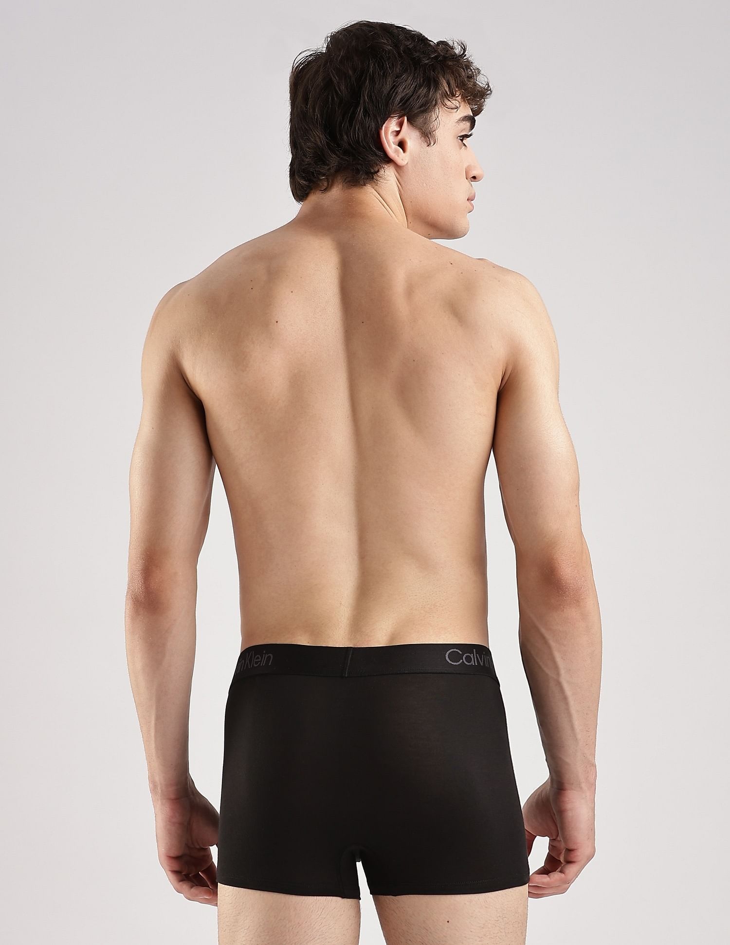 Calvin Klein Underwear Multi-Coloured Solid Low Rise Trunk - Pack Of 3
