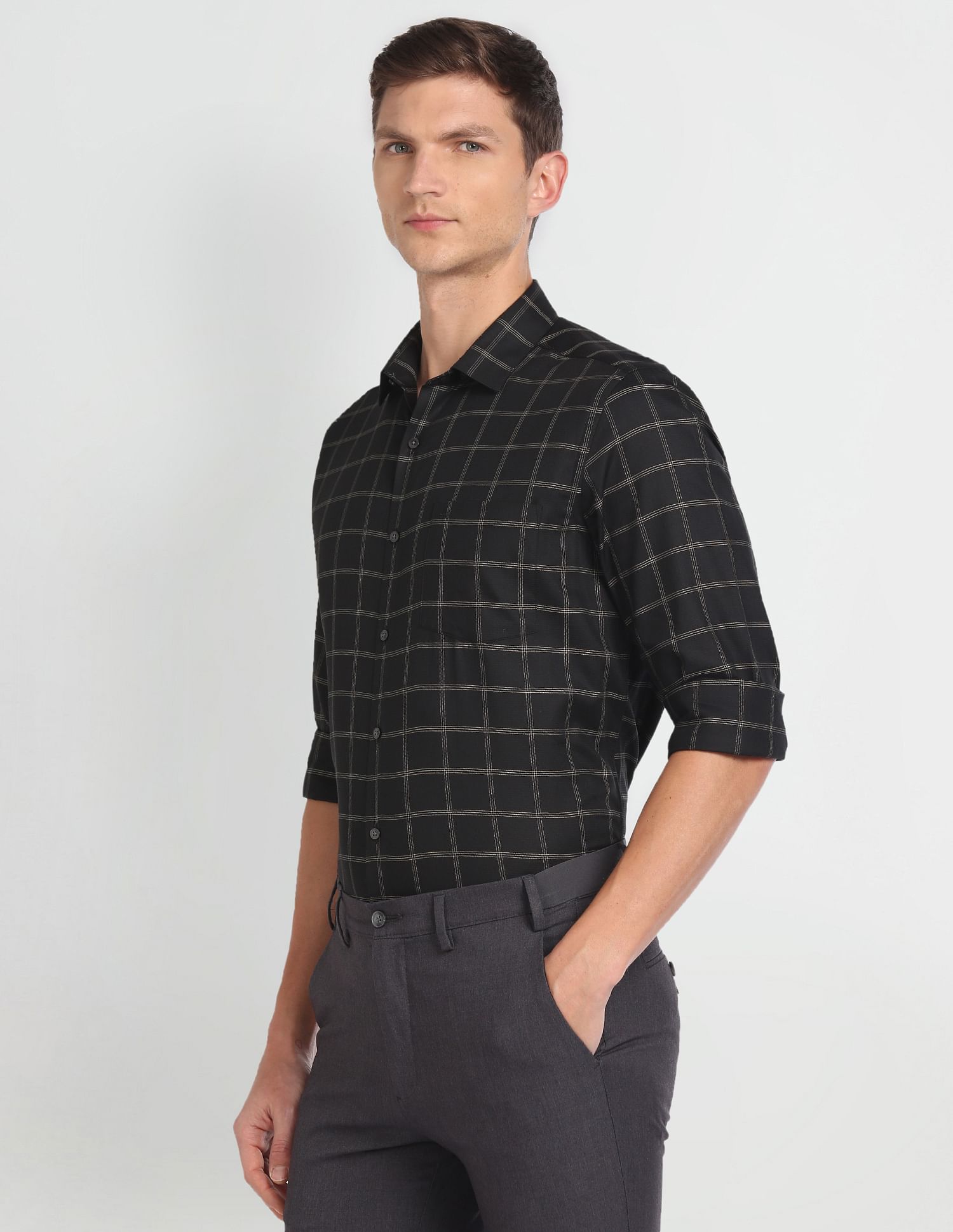 Arrow Tartan Check Cotton Shirt