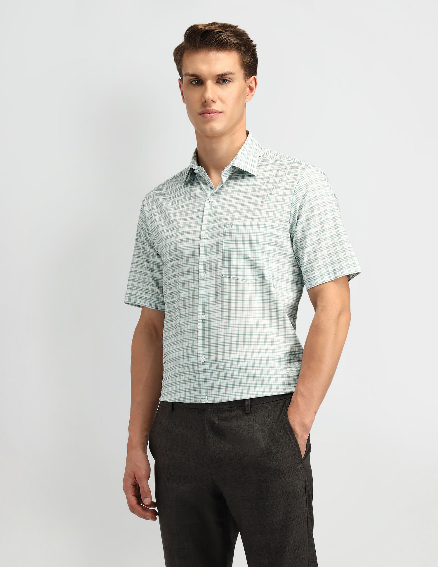 Arrow Dobby All-Over Pattern Shirt