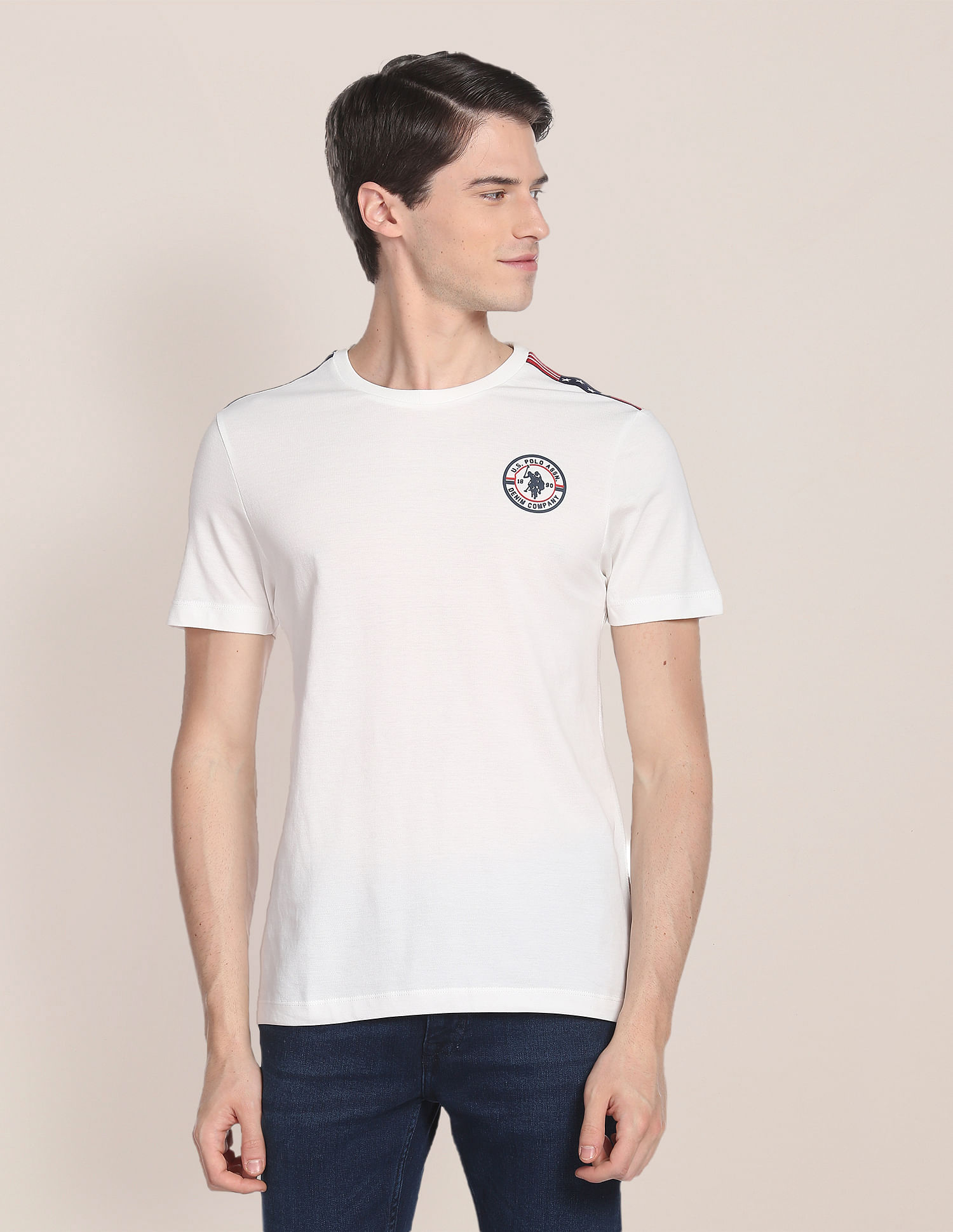U.S. Polo Assn. Denim Co. Iconic Brand Tape T-Shirt