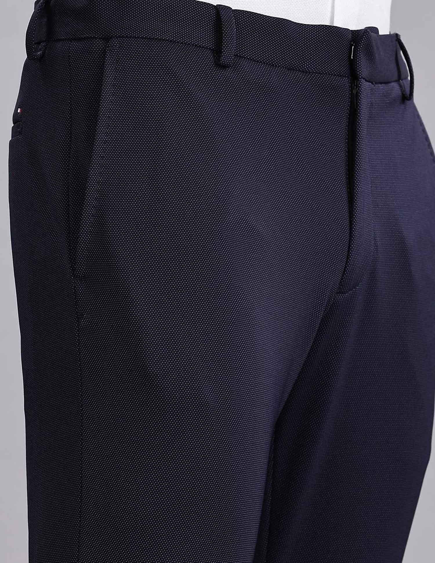 Tommy Hilfiger Regular-Fit Printed Mid Rise Trousers