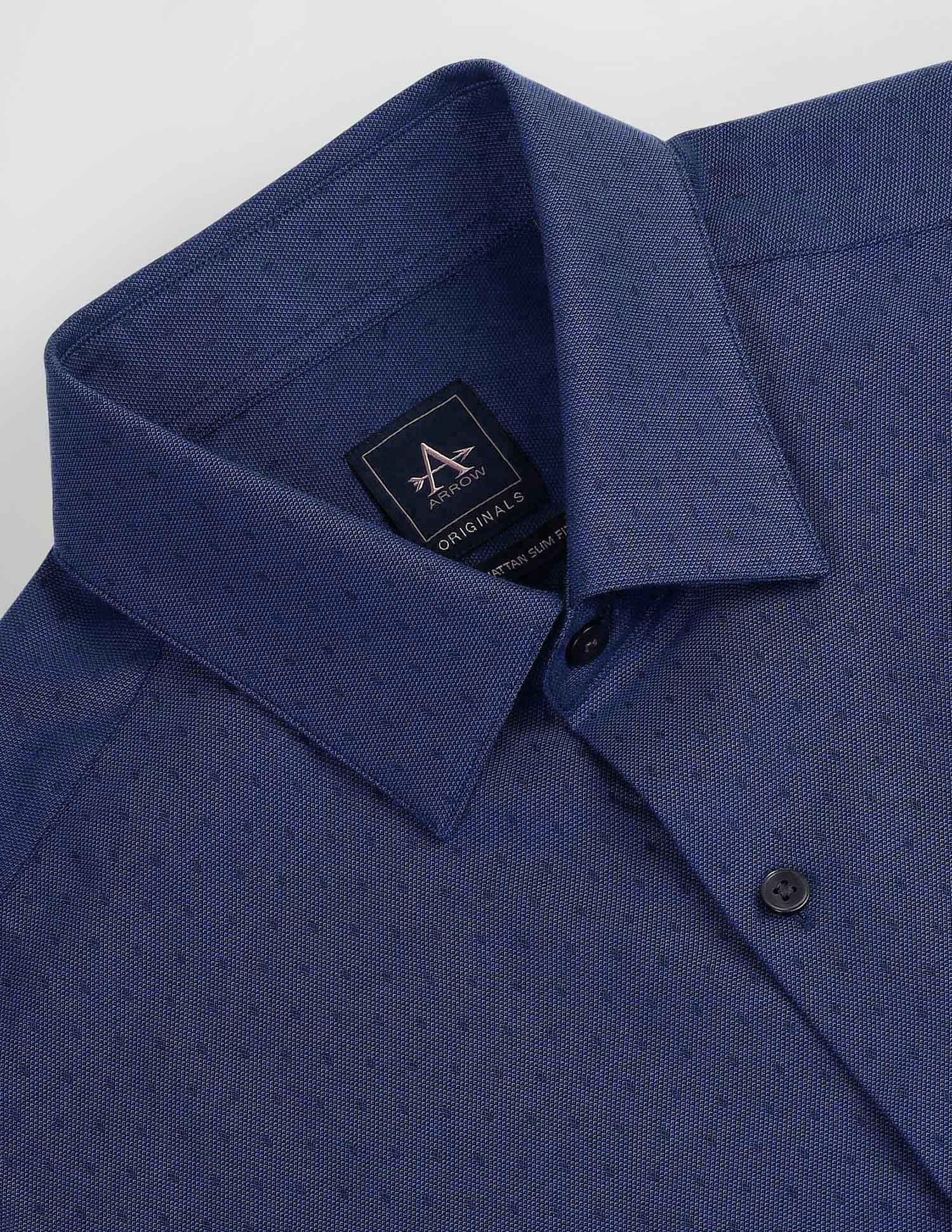 Arrow Geometric Patterned Dobby Shirt