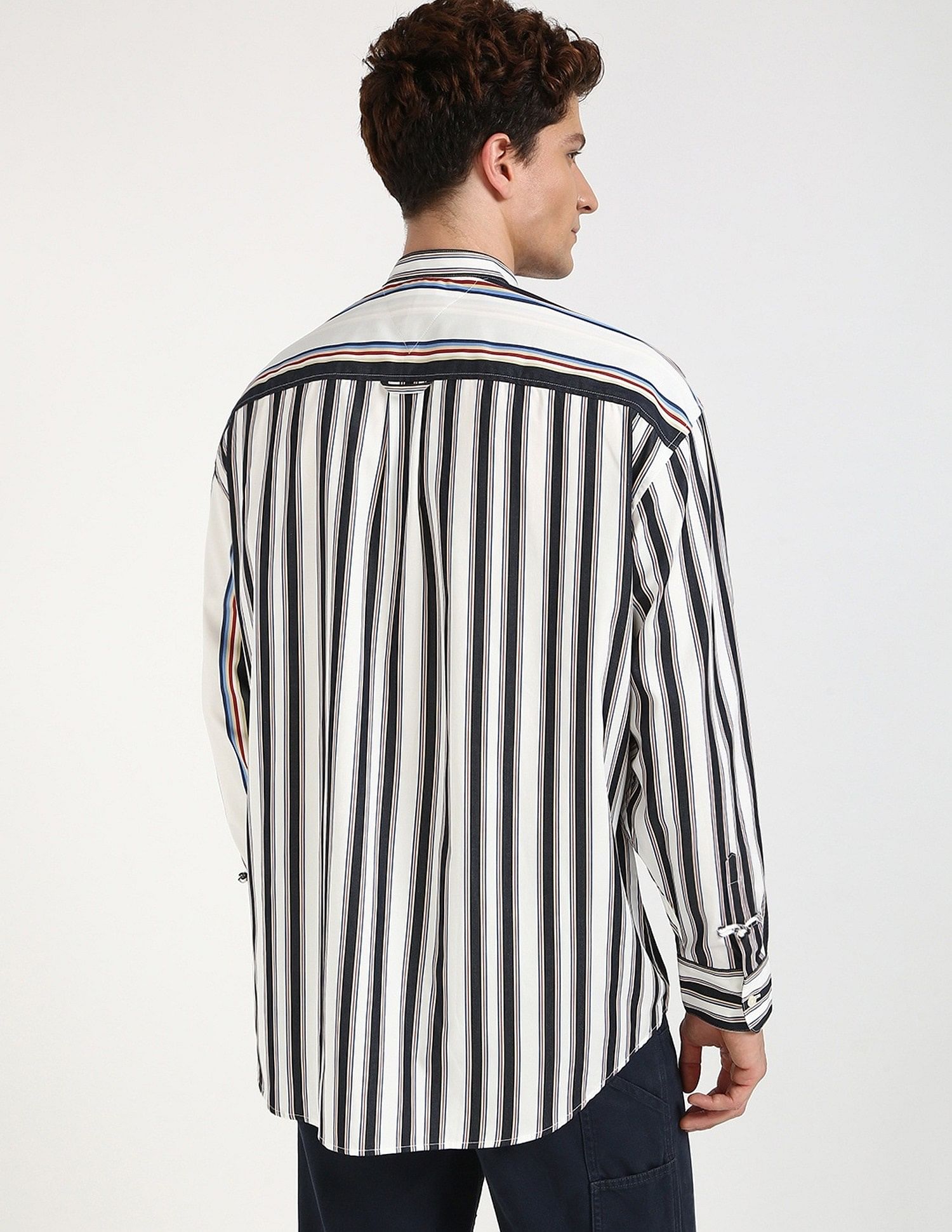 Tommy Hilfiger Striped Regular-Fit Cotton Shirt
