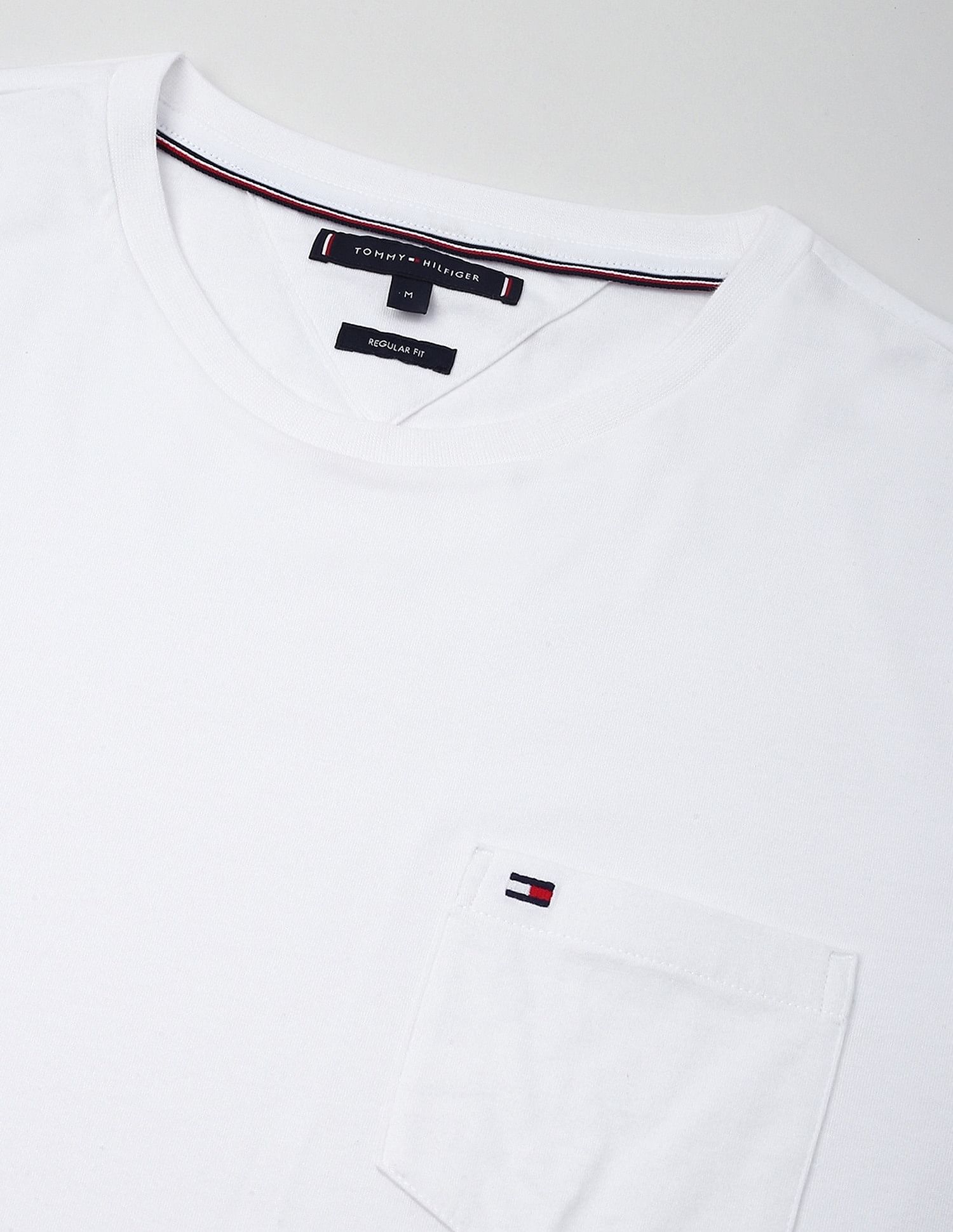 Tommy Hilfiger Solid Regular-Fit Cotton T-Shirt