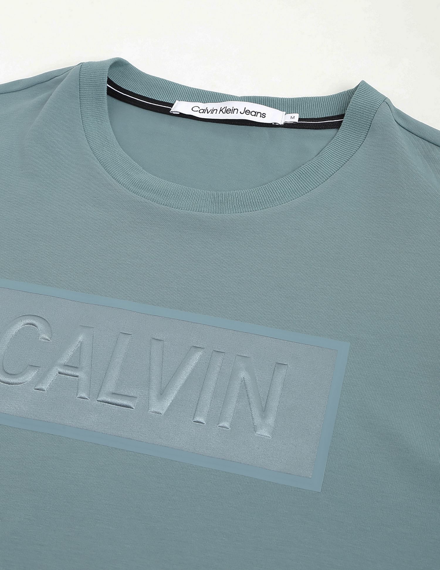 Calvin Klein Brand Print Slim Fit T-Shirt