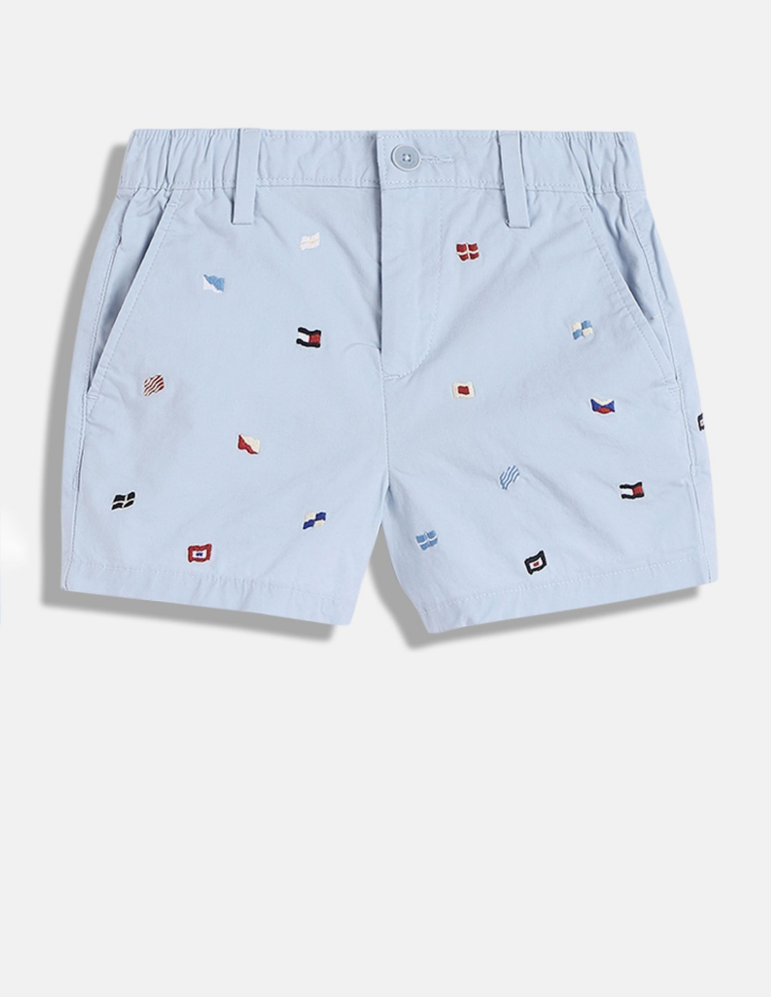 Tommy Hilfiger Kids Boys Printed Regular-Fit Cotton Shorts