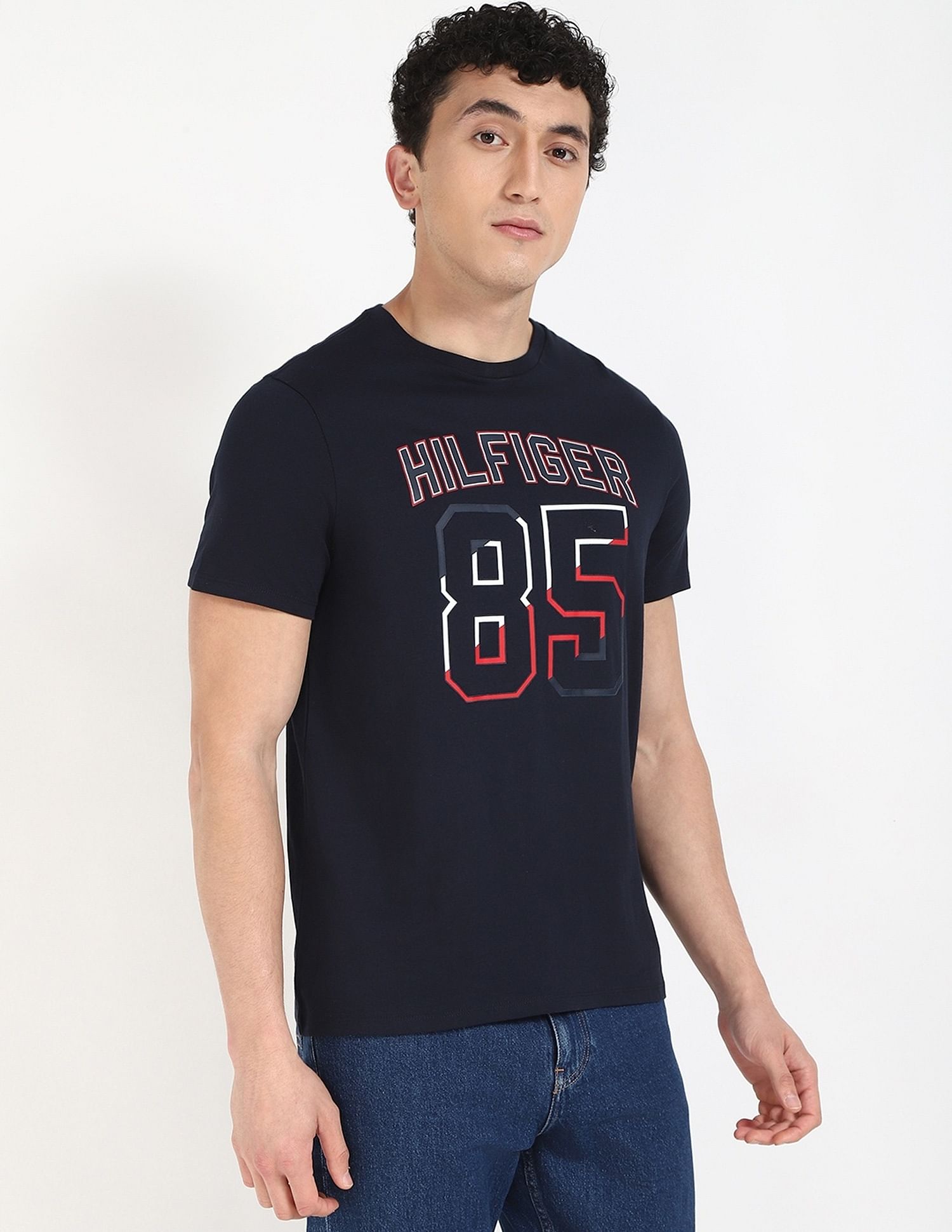 Tommy Hilfiger Logo Regular-Fit Cotton T-Shirt