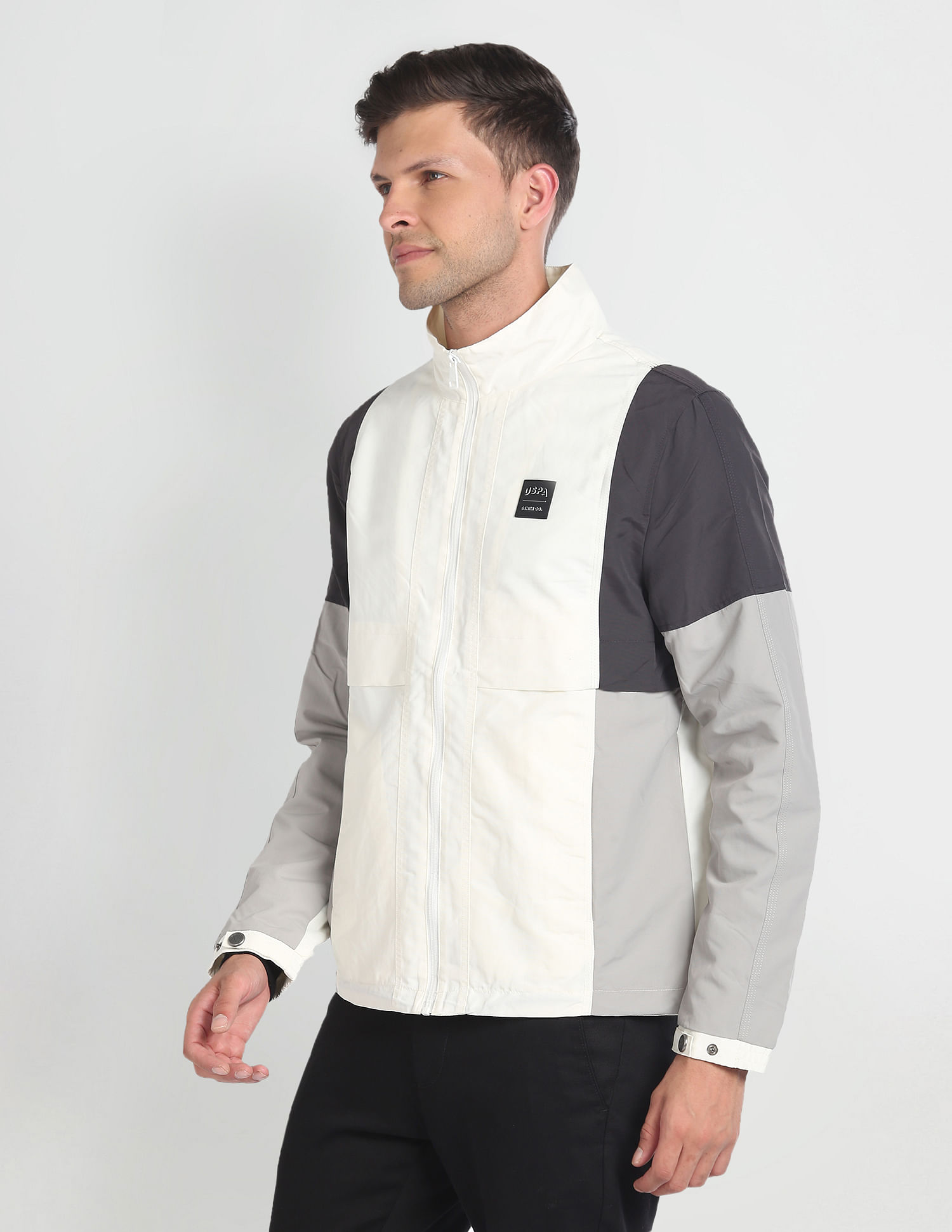 U.S. Polo Assn. Denim Co. Colour Block Casual Jacket