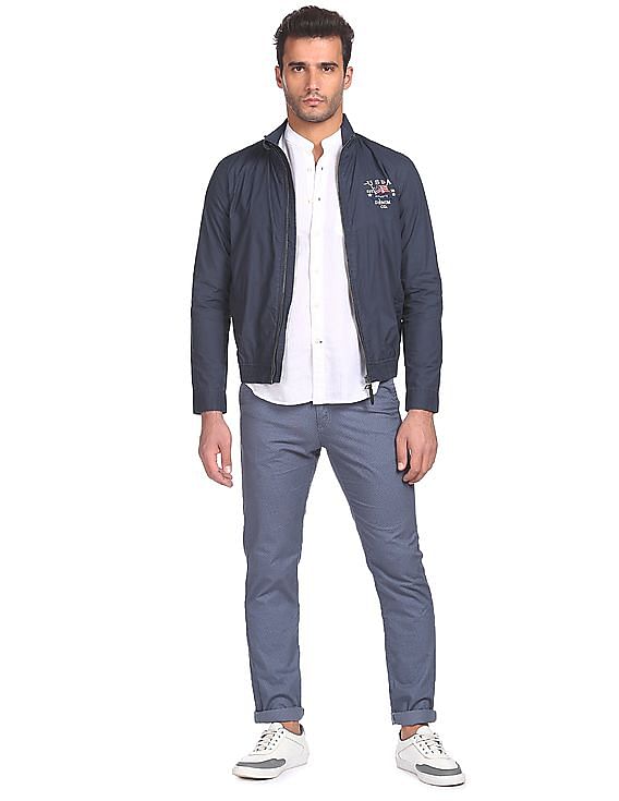 U.S. Polo Assn. Denim Co. Long Sleeve High Neck Jacket