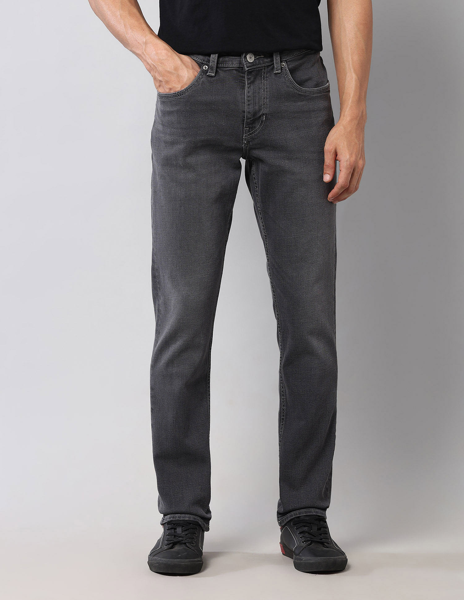 U.S. Polo Assn. Denim Co. Brandon Slim Tapered Black Jeans