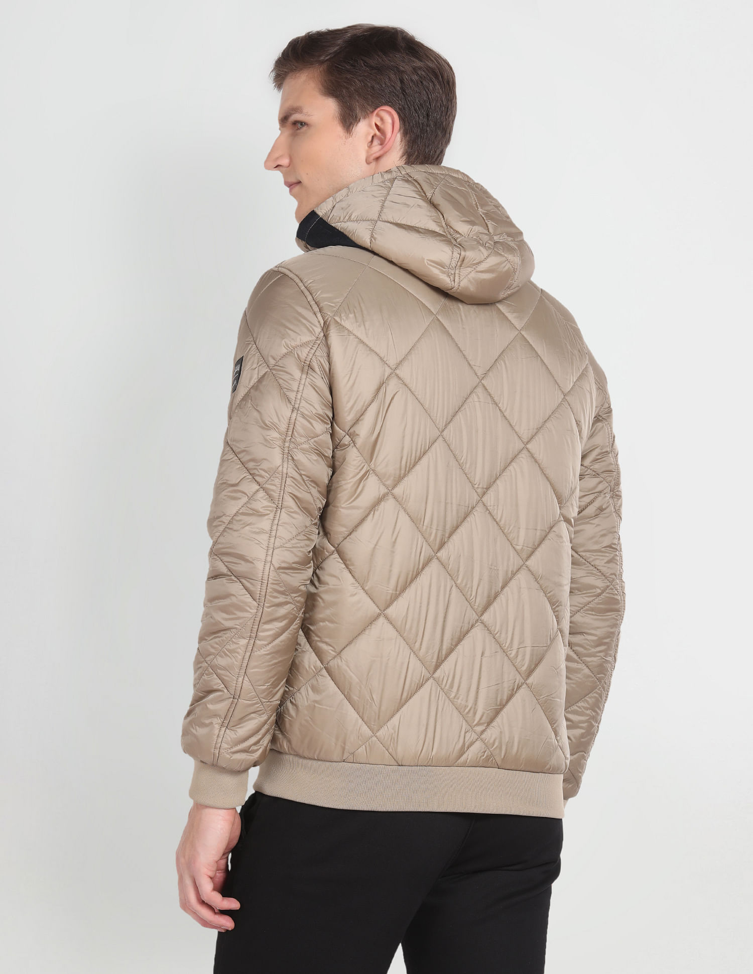 Buy U.S. Polo Assn. Denim Co. High Neck Solid Puffer Jacket