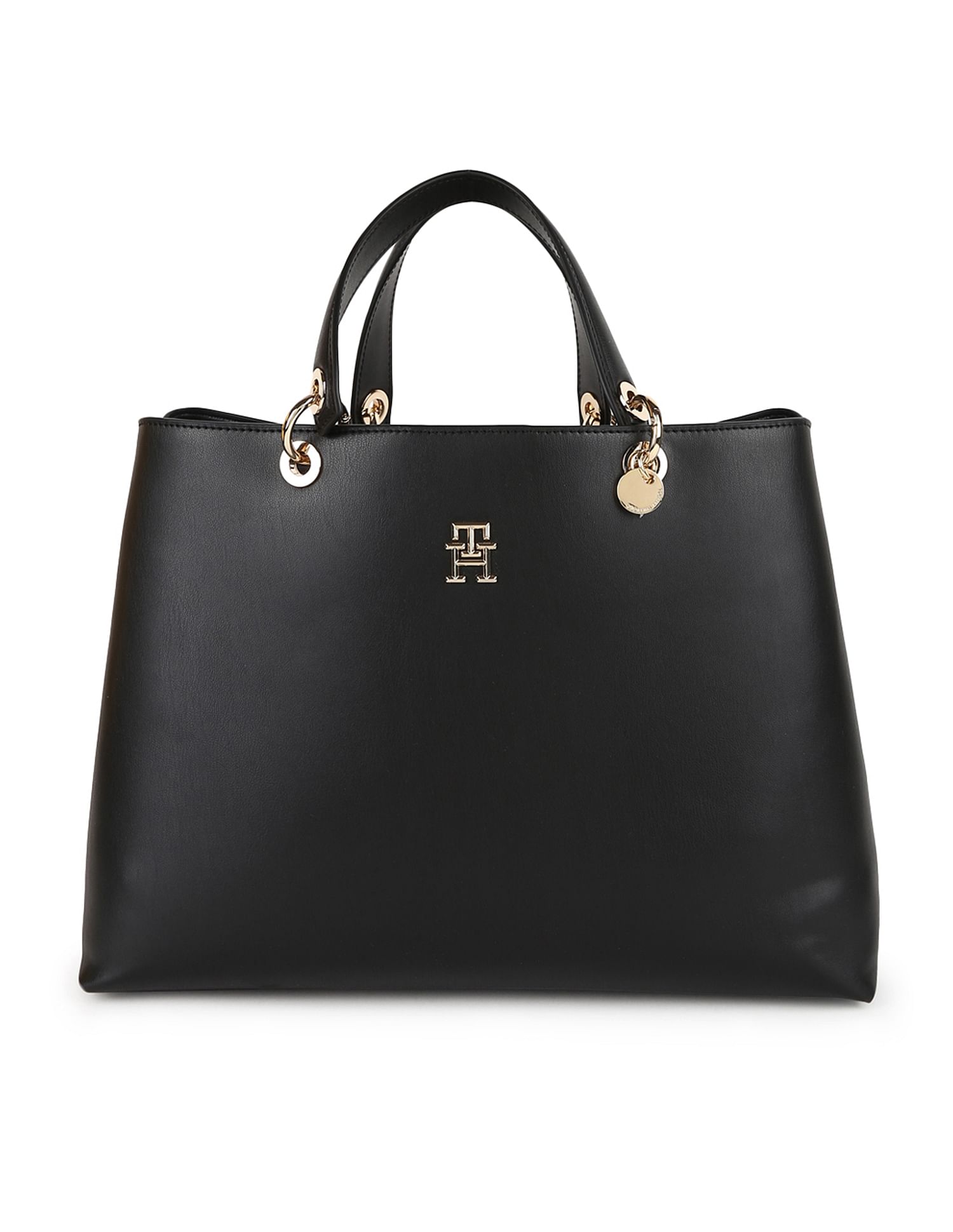 Tommy Hilfiger Solid Chic Satchel Bag