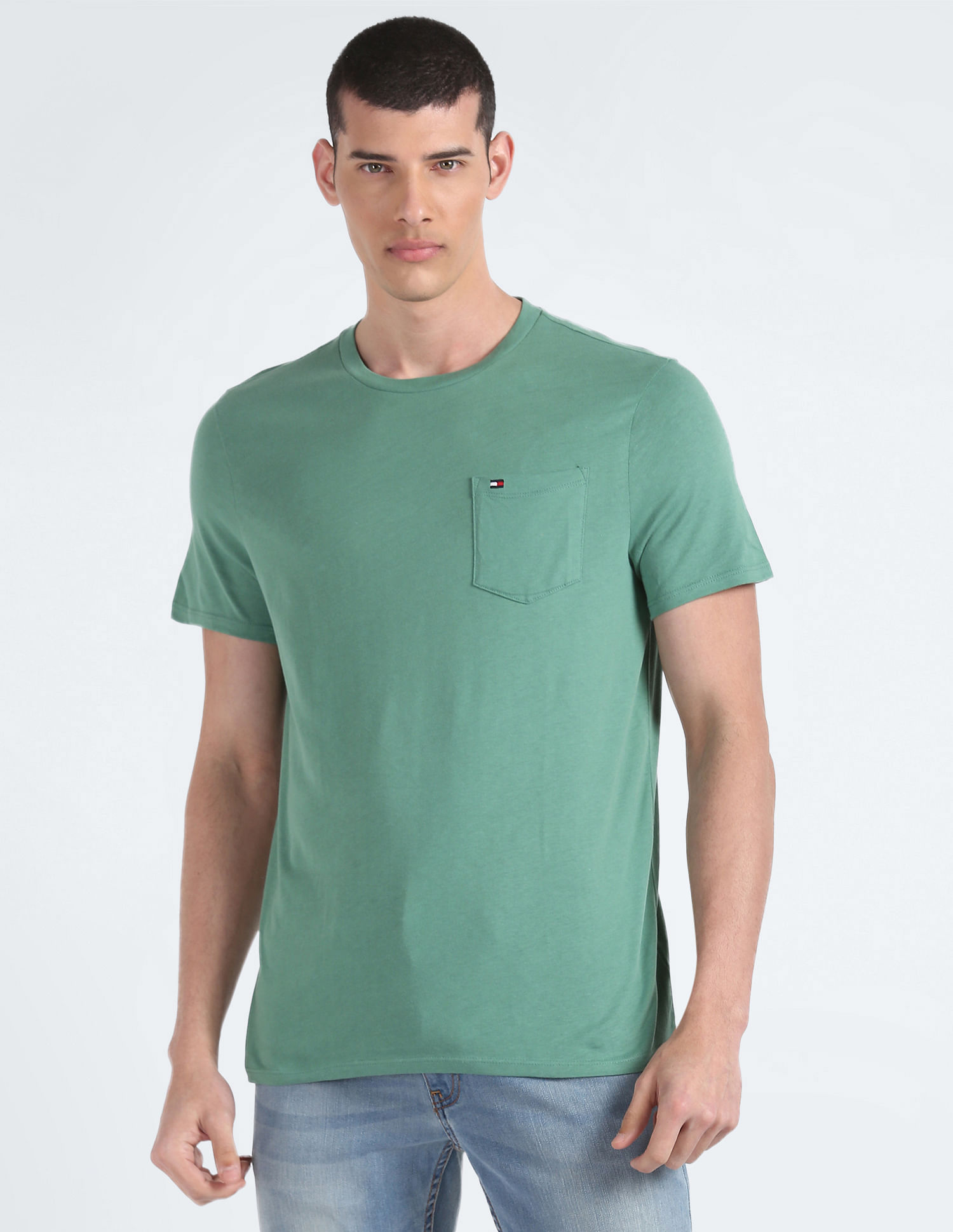 Tommy Hilfiger Solid Regular Fit T-Shirt