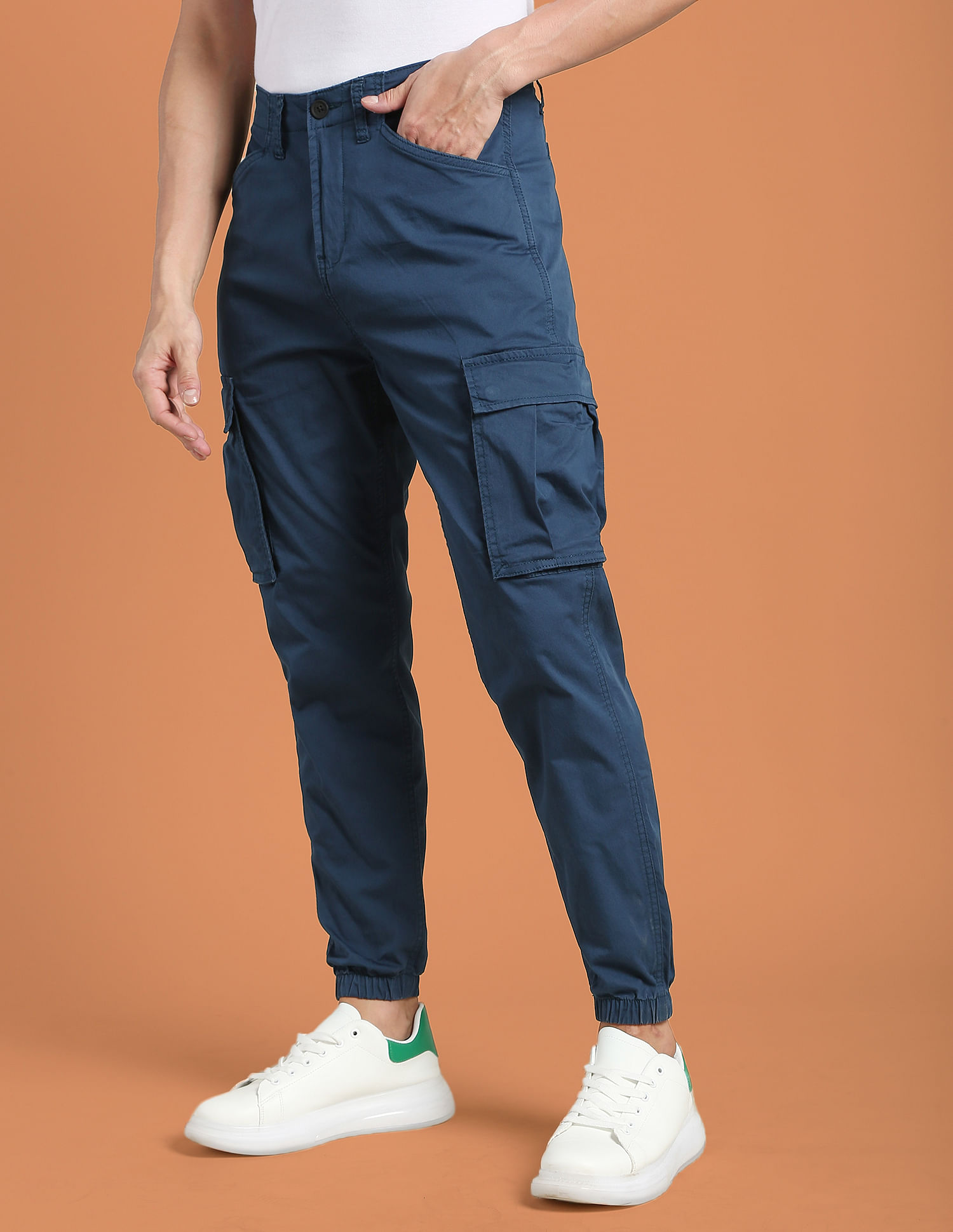 Cargo trouser – navy blue | BILLYBELT