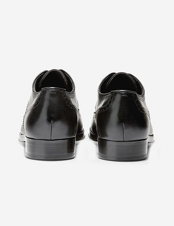Buy Cole Haan Men Black Perforated Dawson Grand 360 Wingtip