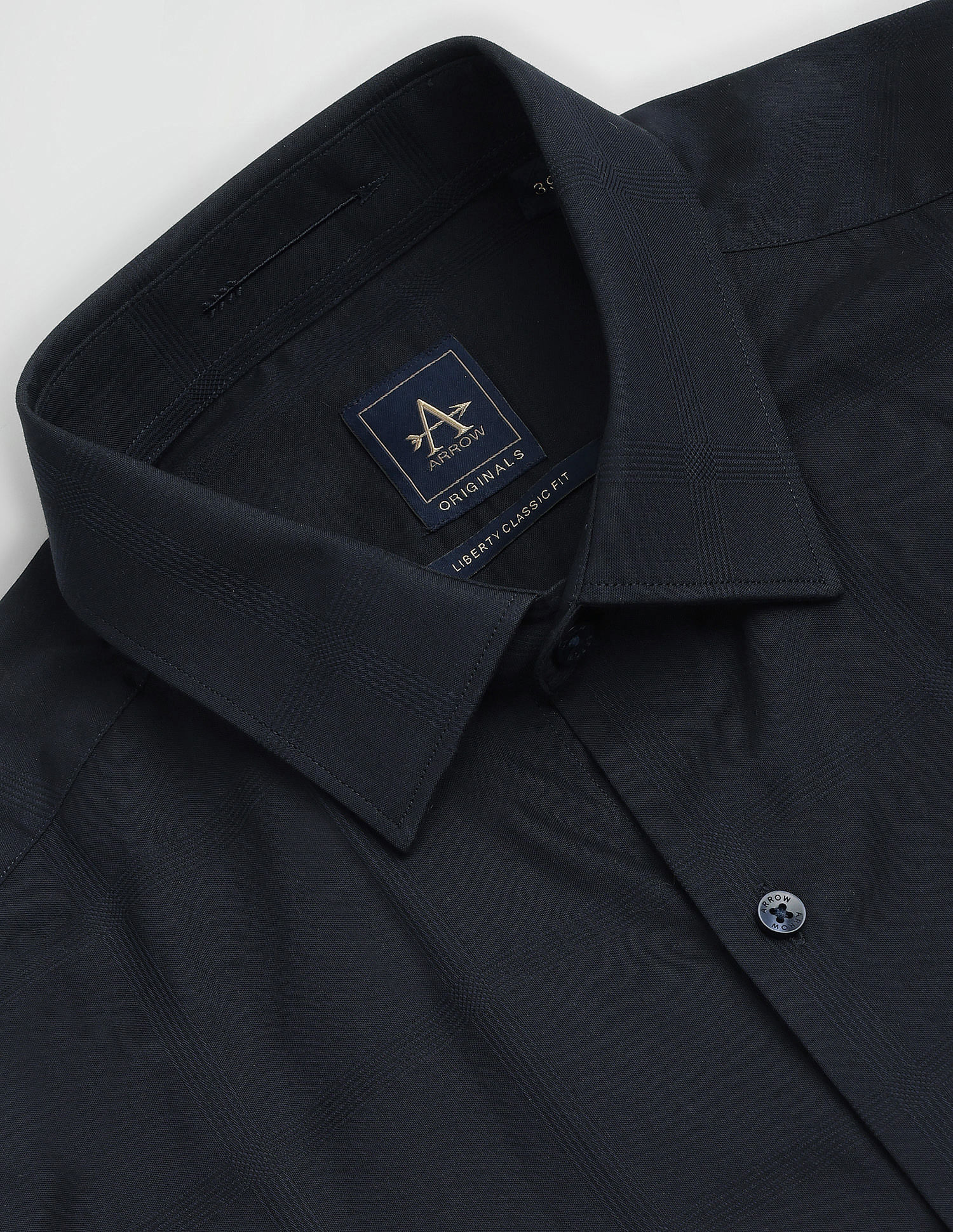 Arrow Windowpane Check Cotton Shirt