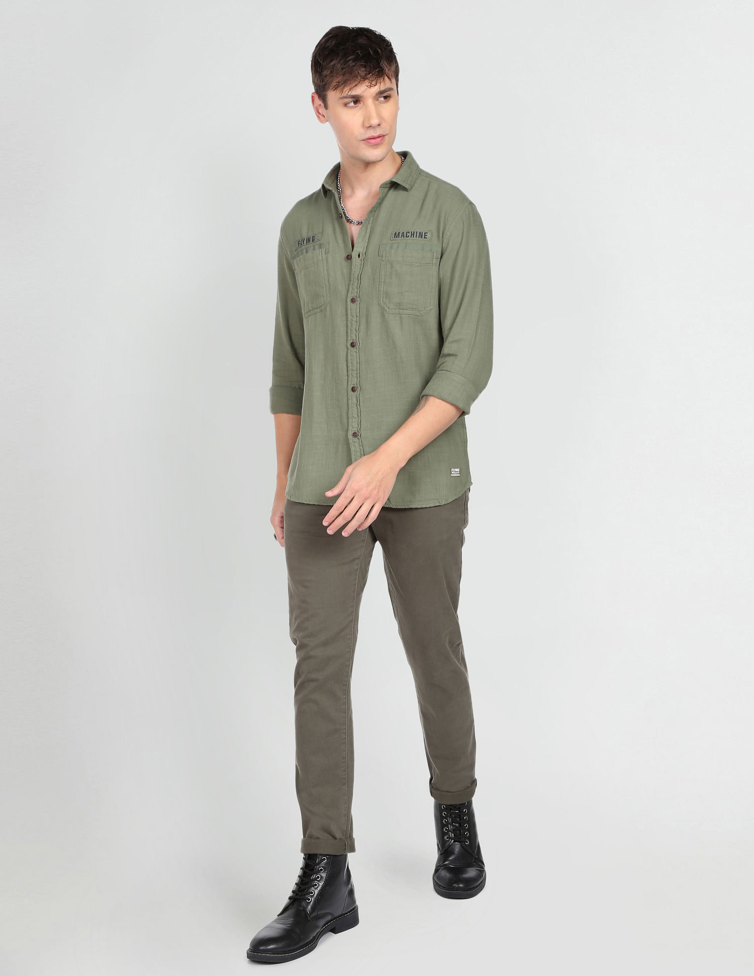 HERRINGBONE W.B JACKET EASY TROUSERS