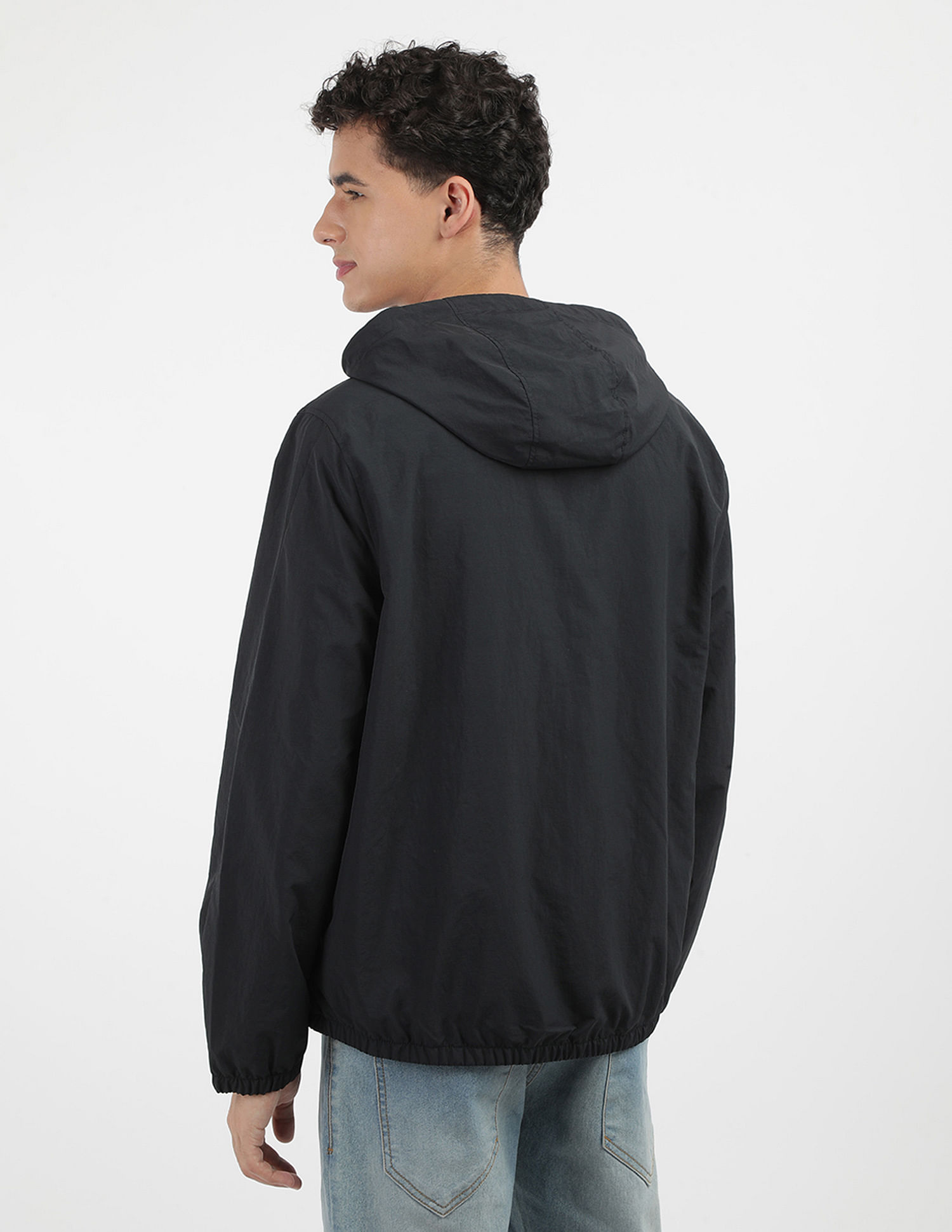 Calvin Klein Jeans Regular Fit Solid Casual Jacket