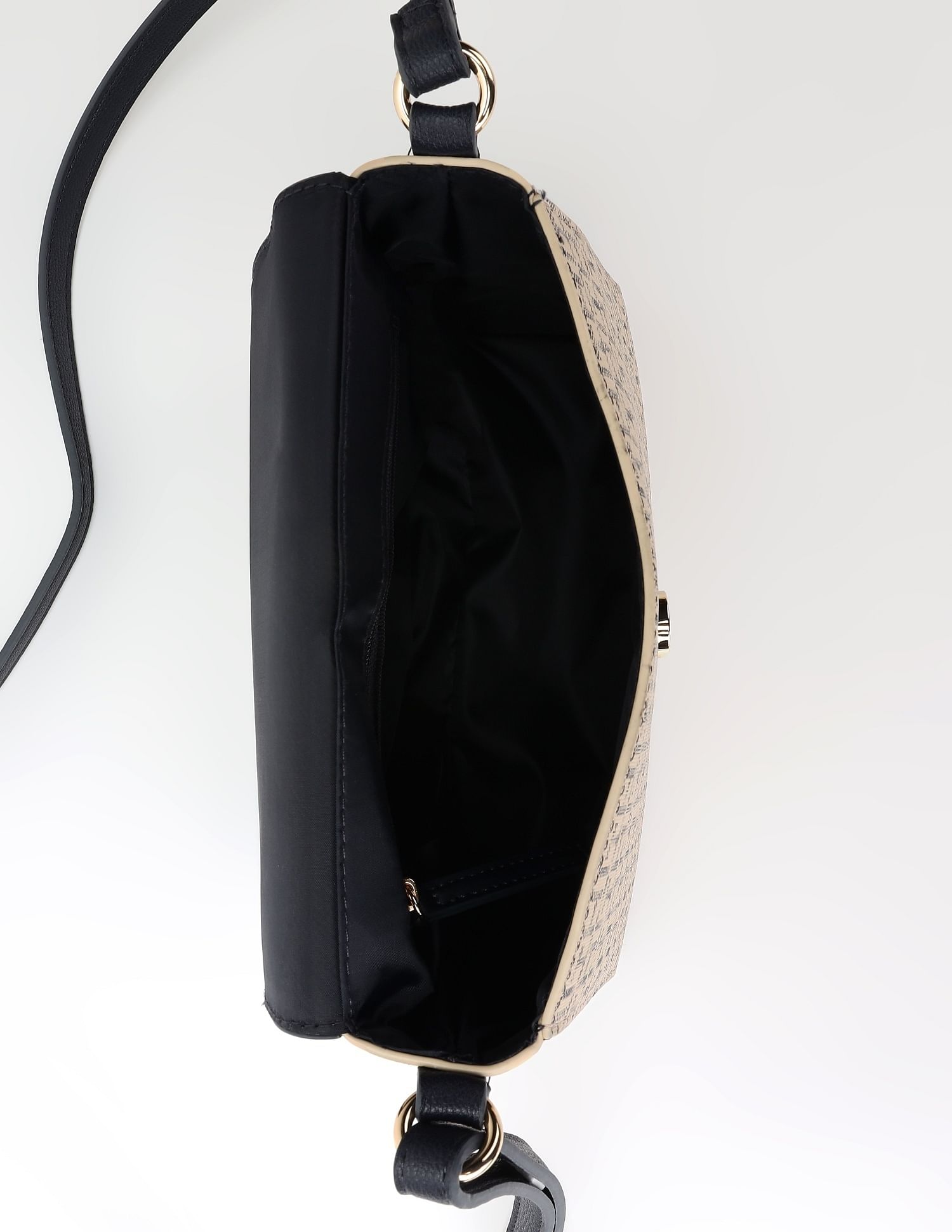 Tommy Hilfiger Logo Beige Pvc Sling Bag