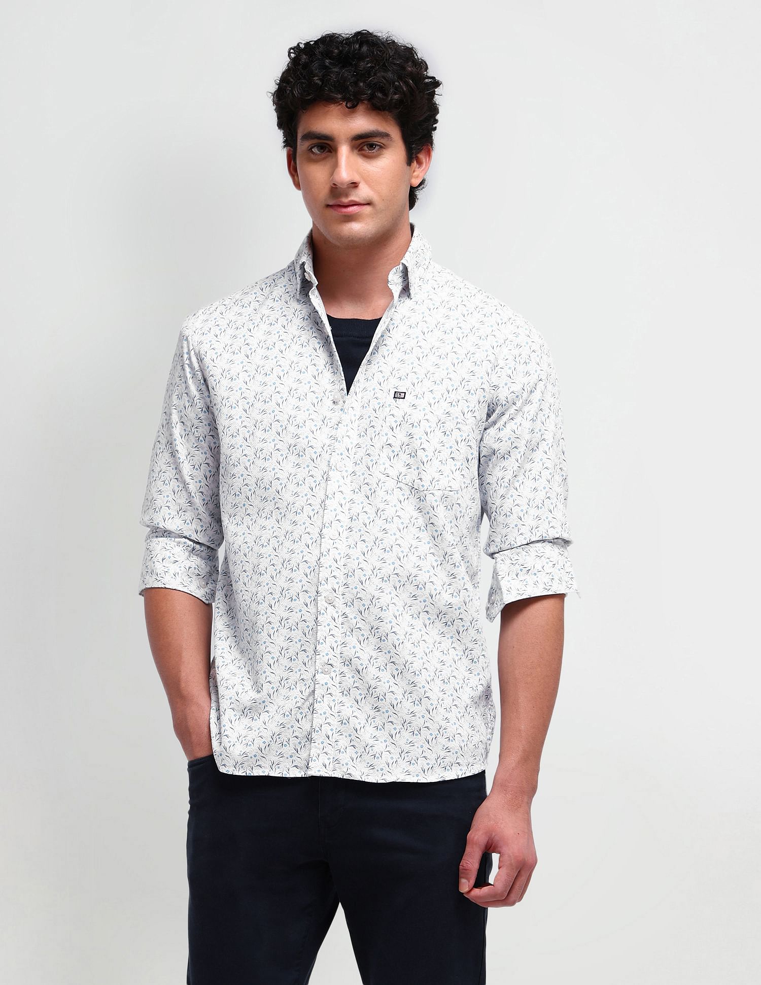 Arrow Sport Brooklyn Fit Floral Shirt