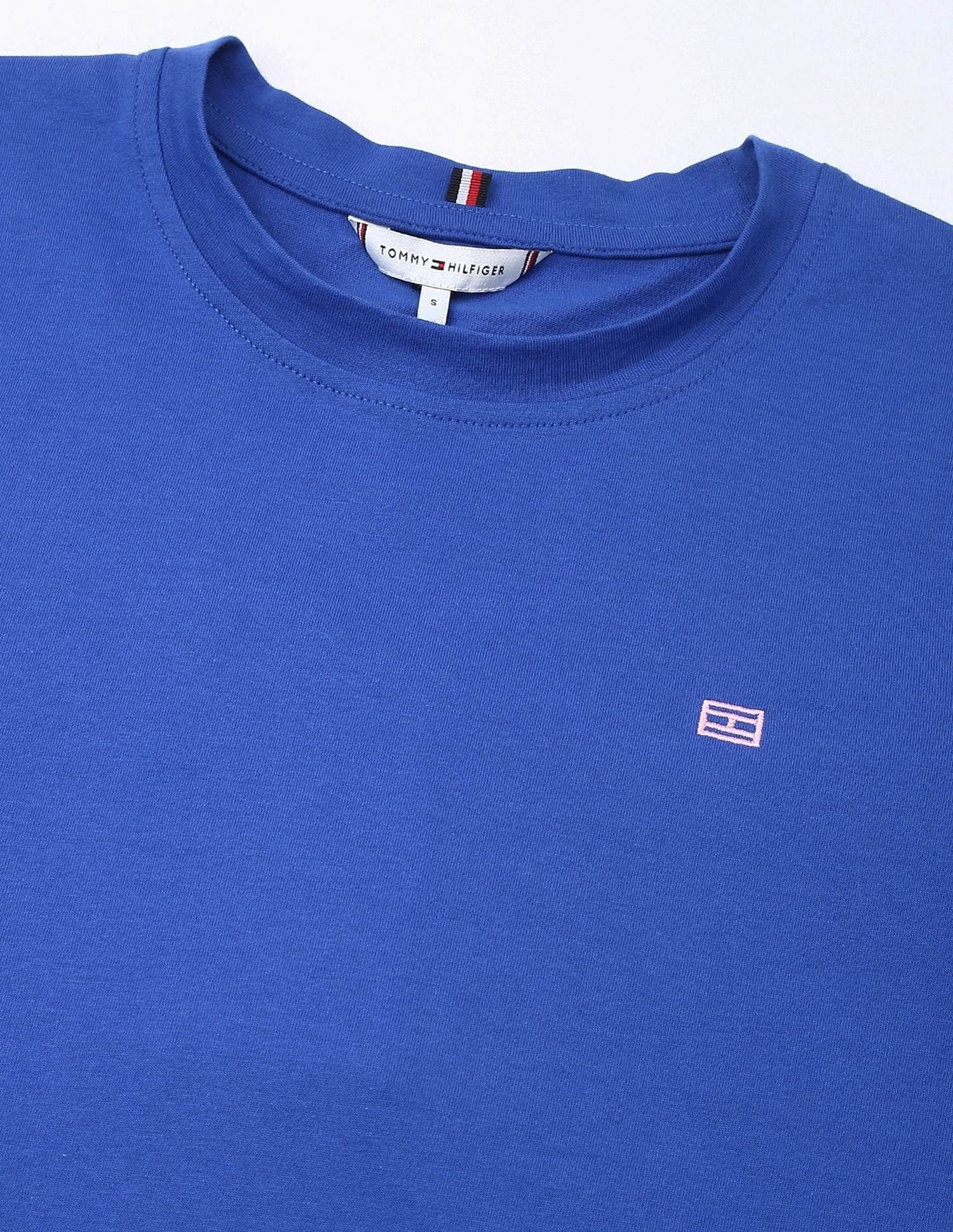 Tommy Hilfiger Solid Regular-Fit Cotton T-Shirt