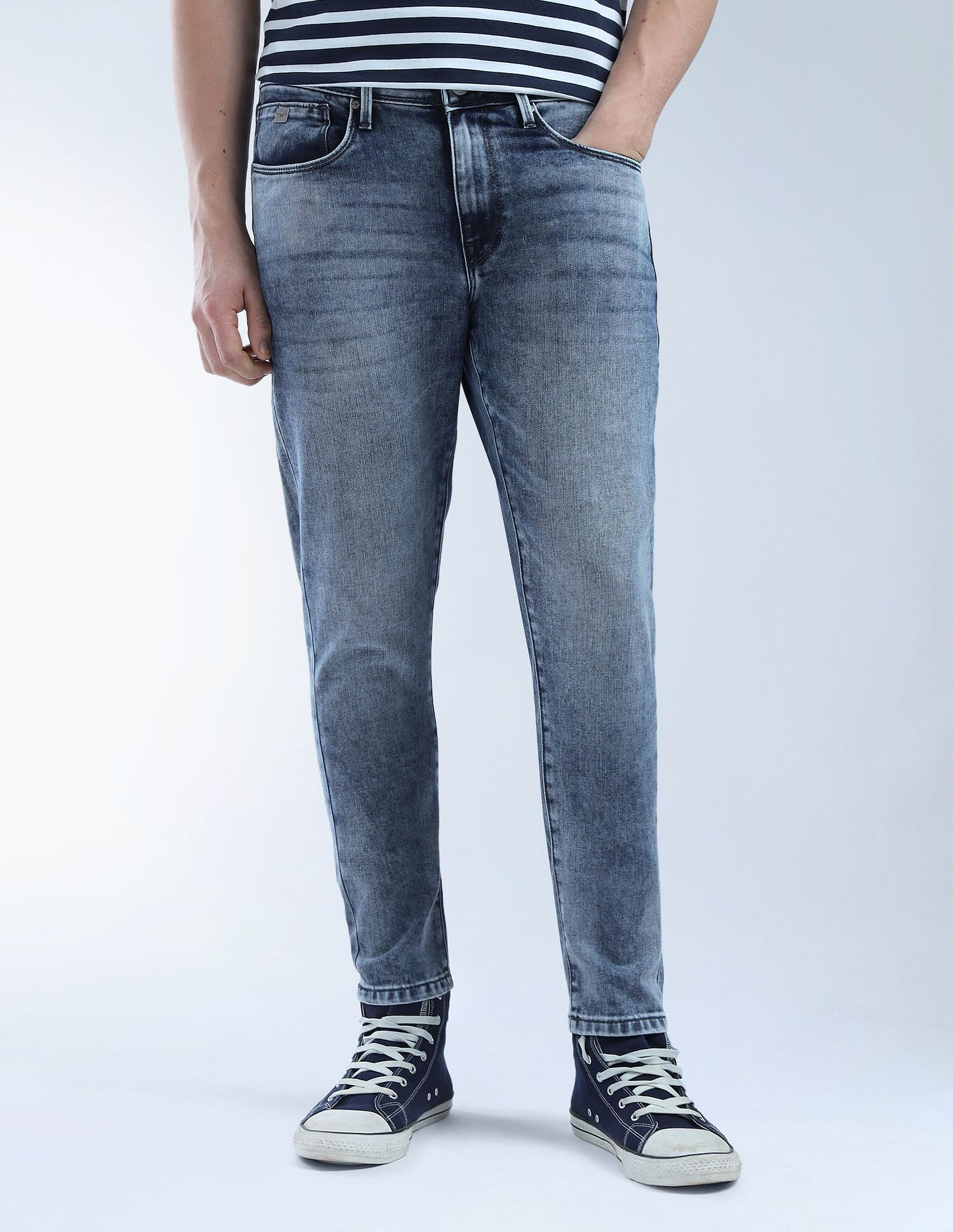 Flying Machine Mankle Relaxed Tapered Fit Authentic Signature Jeans
