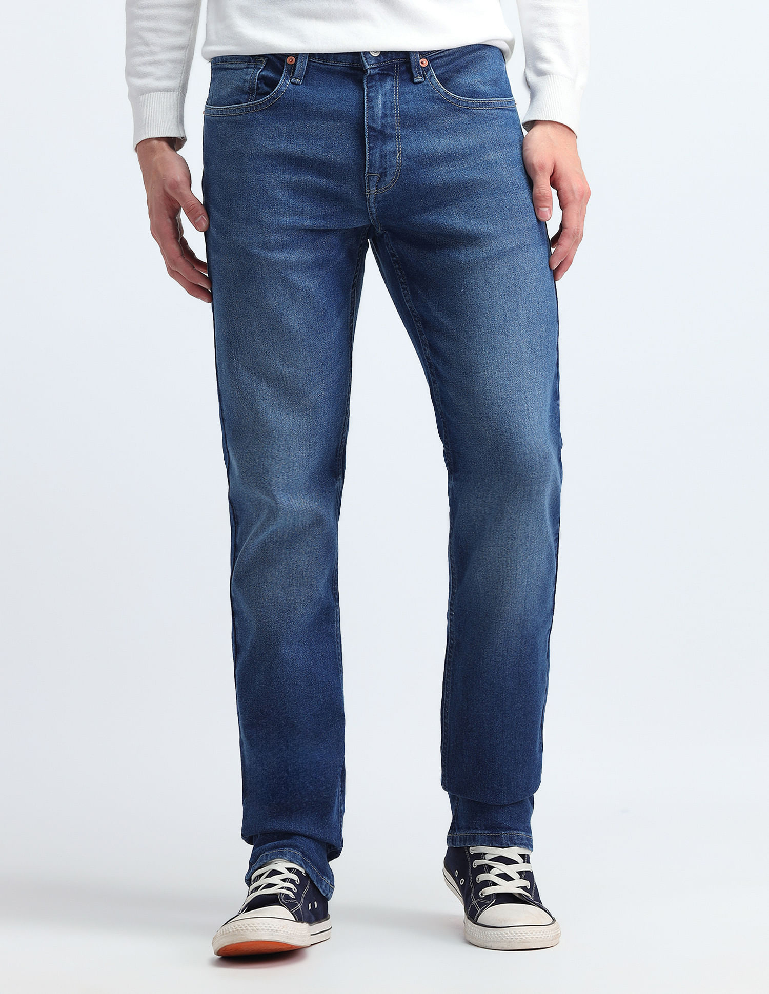 Flying Machine Freddie Slim Straight Fit Jeans
