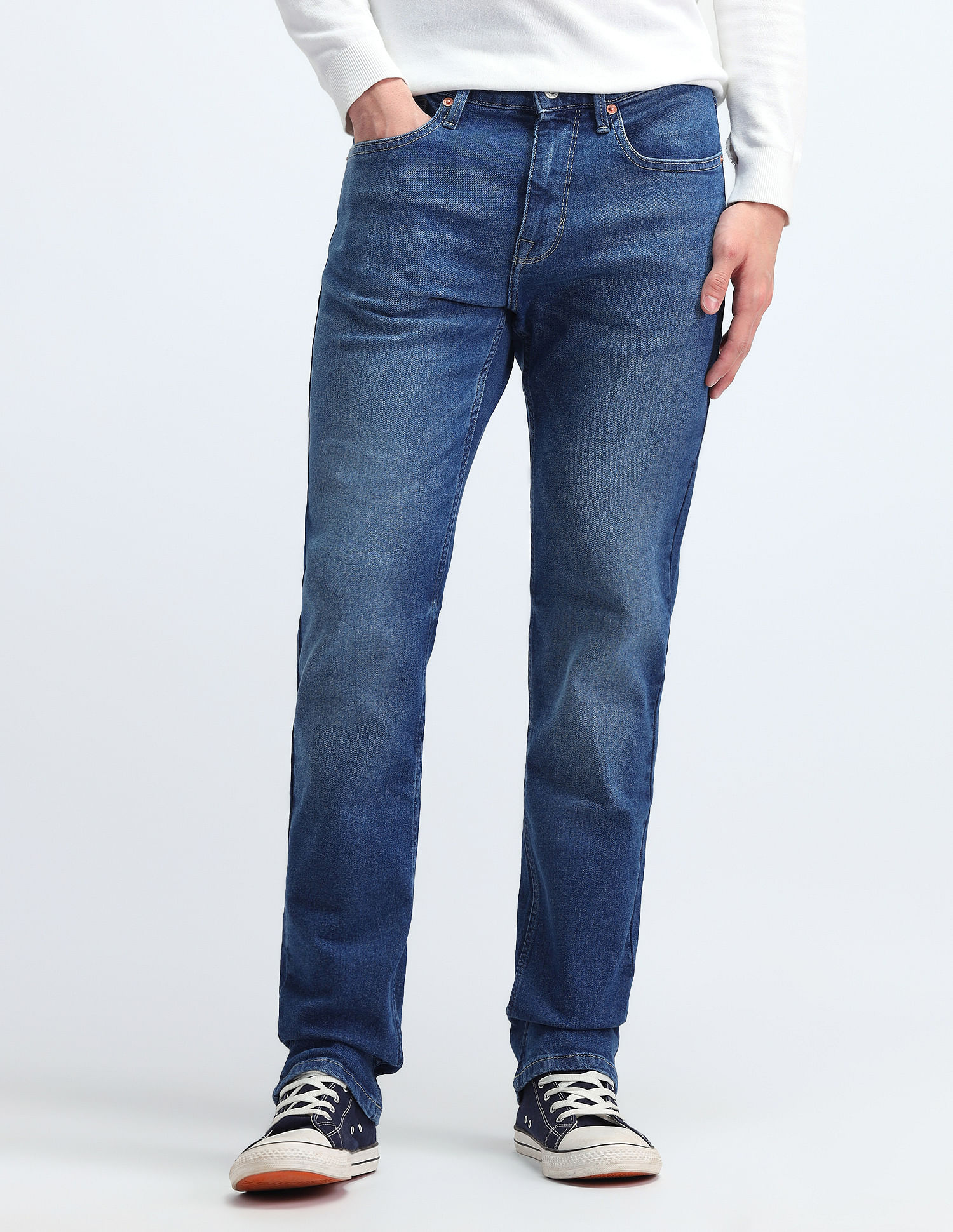 Flying Machine Freddie Slim Straight Fit Jeans