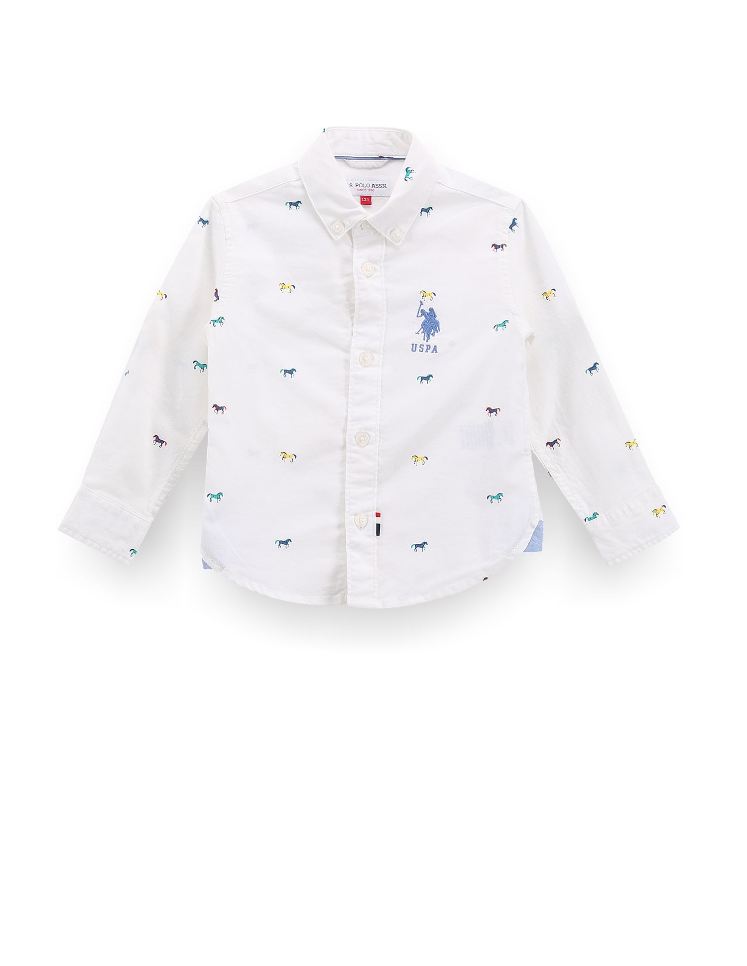 U.S. Polo Assn. Kids Boys Oxford Cotton Shirt
