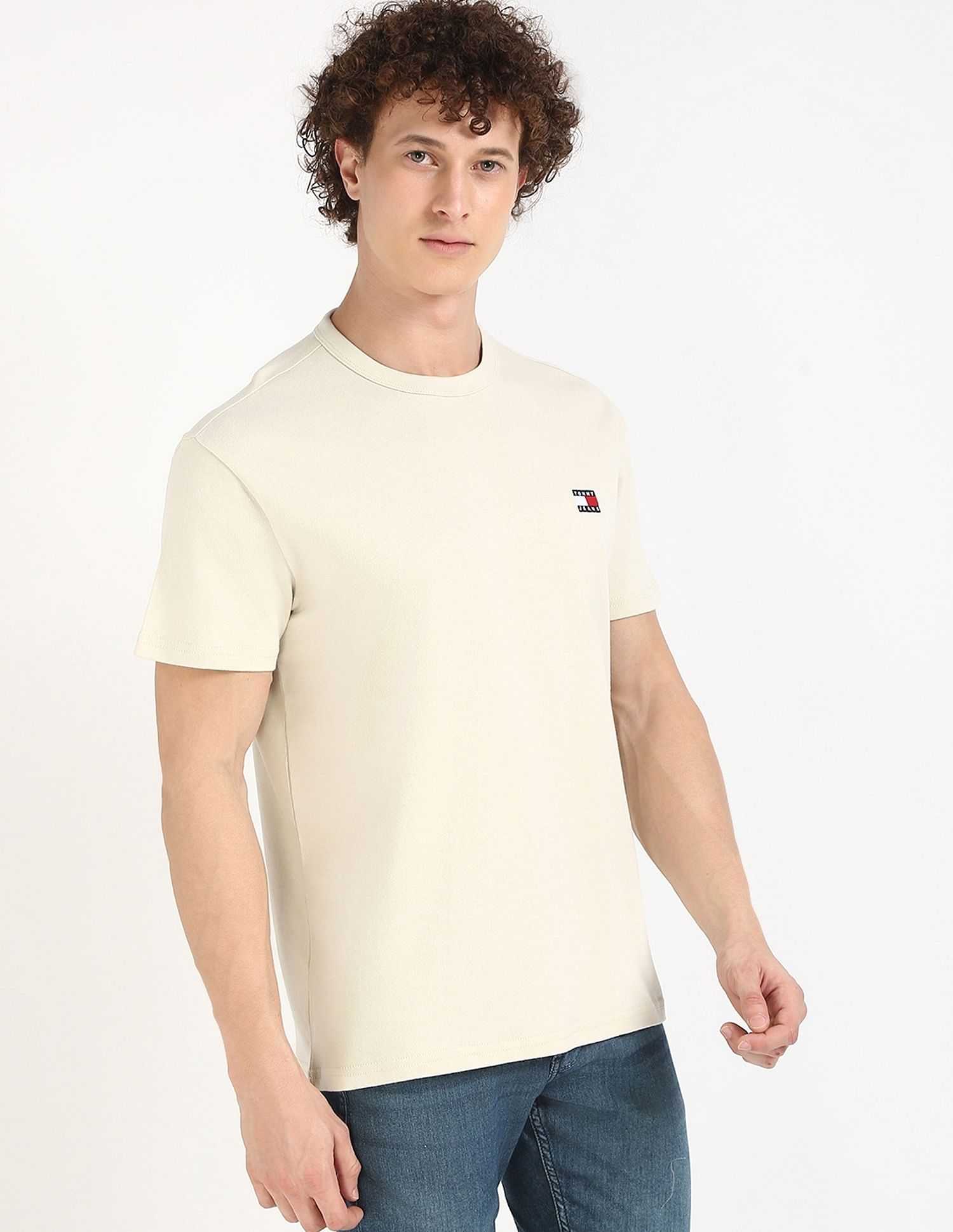 Tommy Hilfiger Solid Regular-Fit Cotton T-Shirt