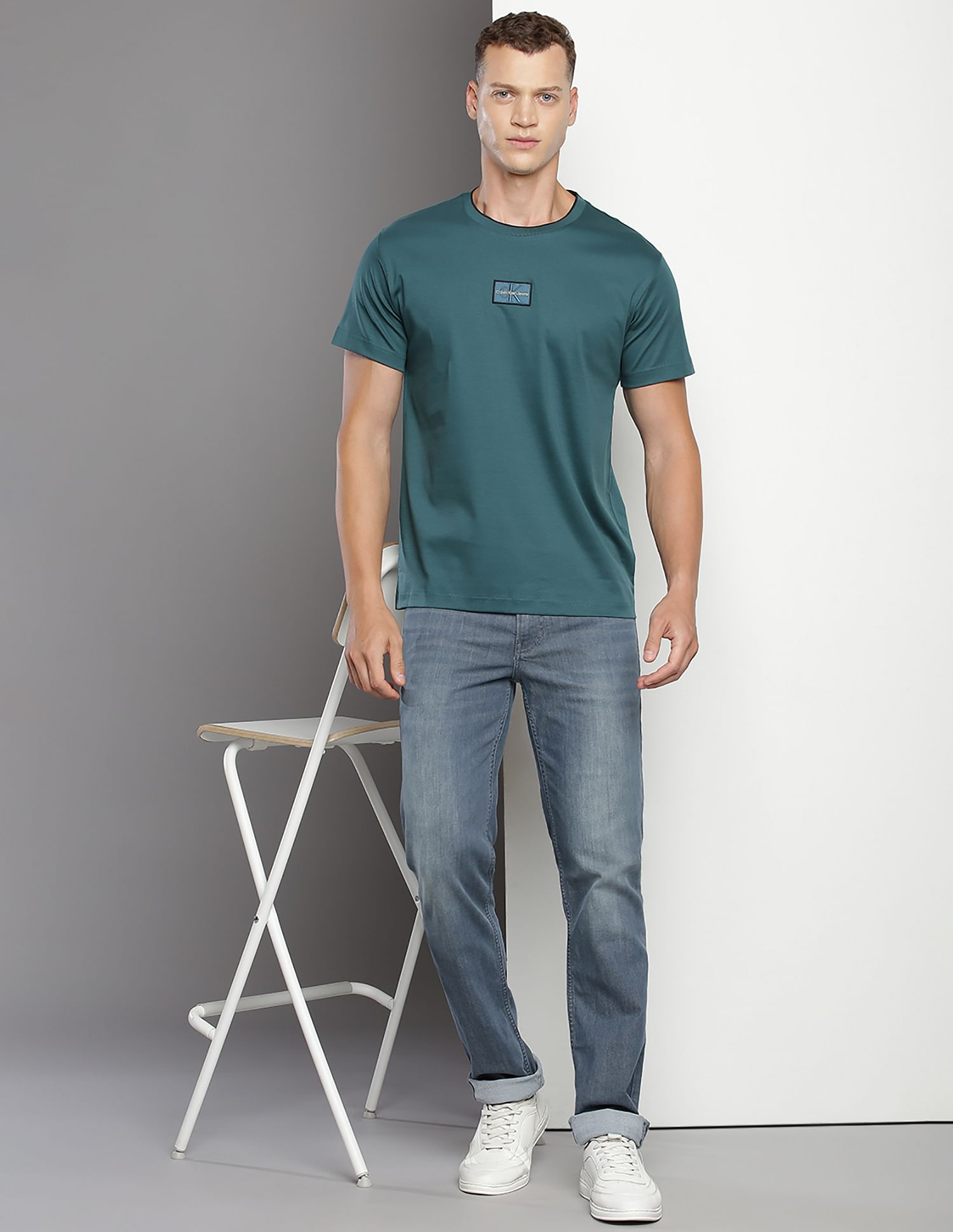Calvin Klein Cotton Solid T-shirt