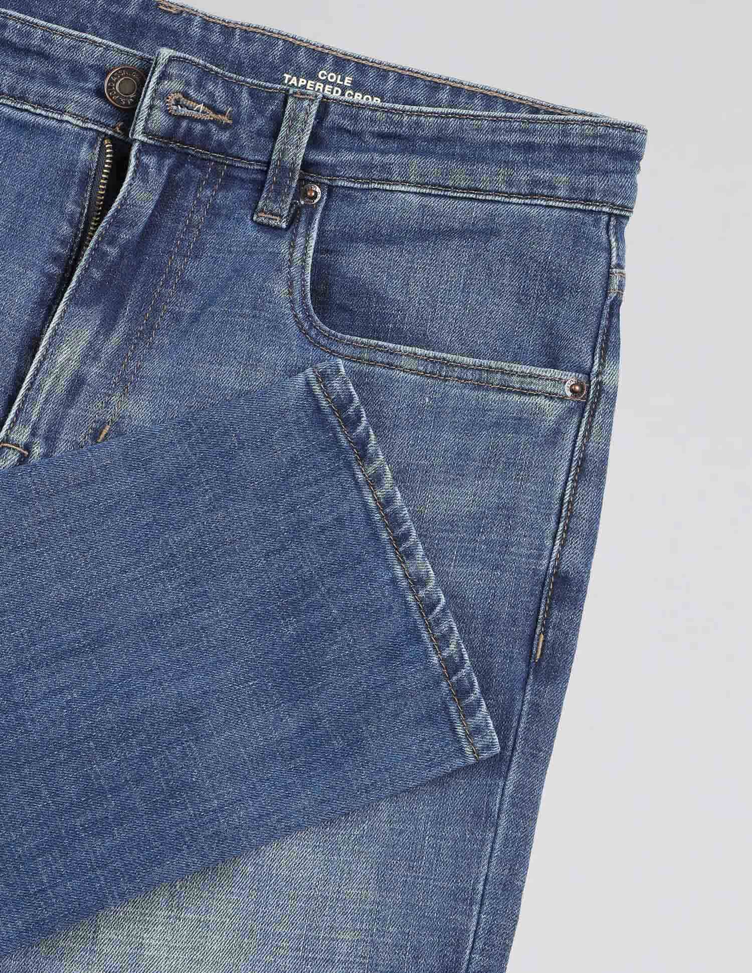 U.S. Polo Assn. Denim Co. Cole Comfort Cropped Fit Blue Vintage Jeans