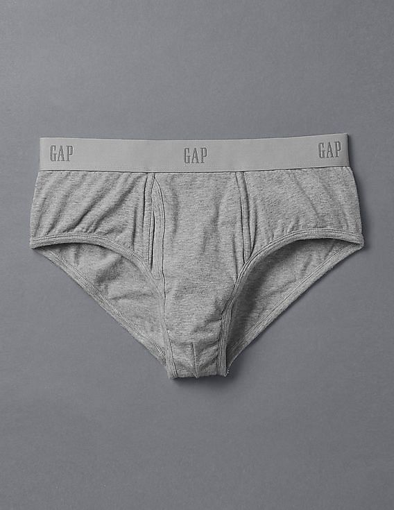 Buy GAP Men Men Grey Basic Briefs 