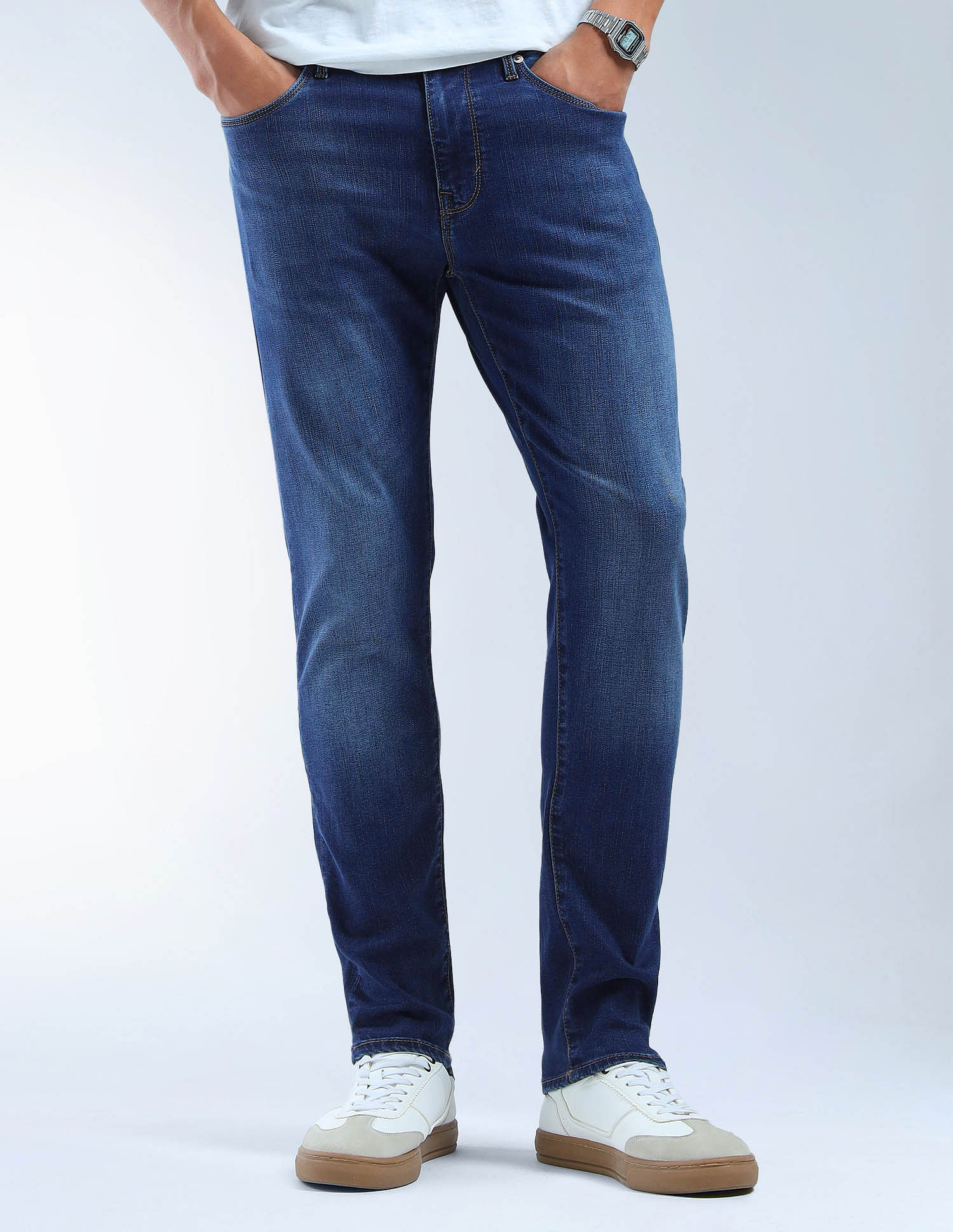 Flying Machine Slash Slim Tapered Fit F-Lite Jeans