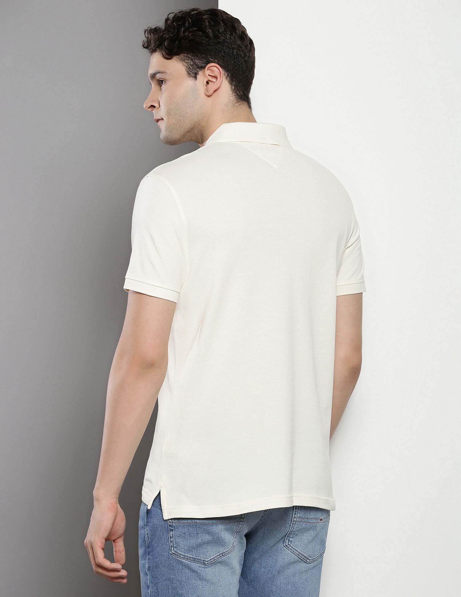 Tommy Hilfiger Organic Cotton Solid Polo Shirt