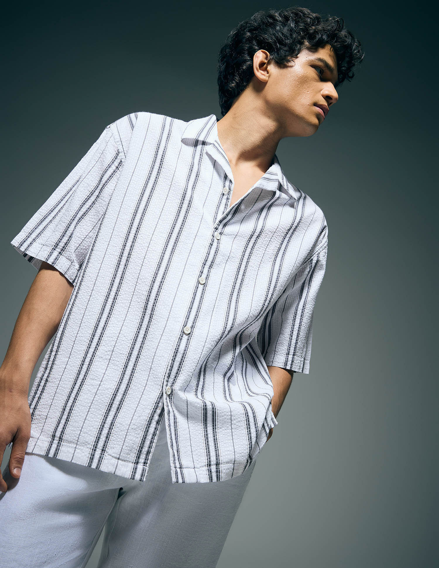 Flying Machine Pure Cotton Original Cuban Shirt