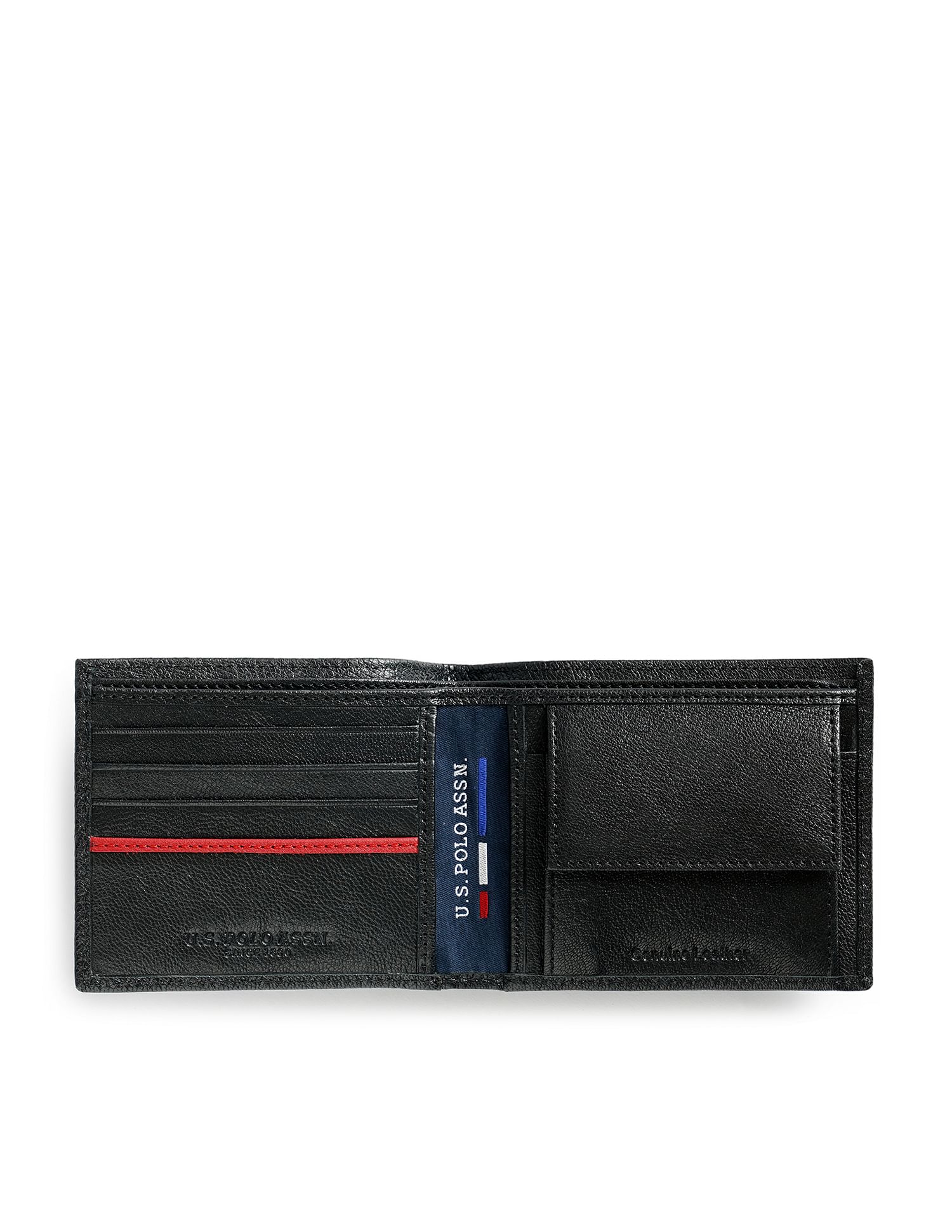 U.S. Polo Assn. Bi-Fold Textured Wallet