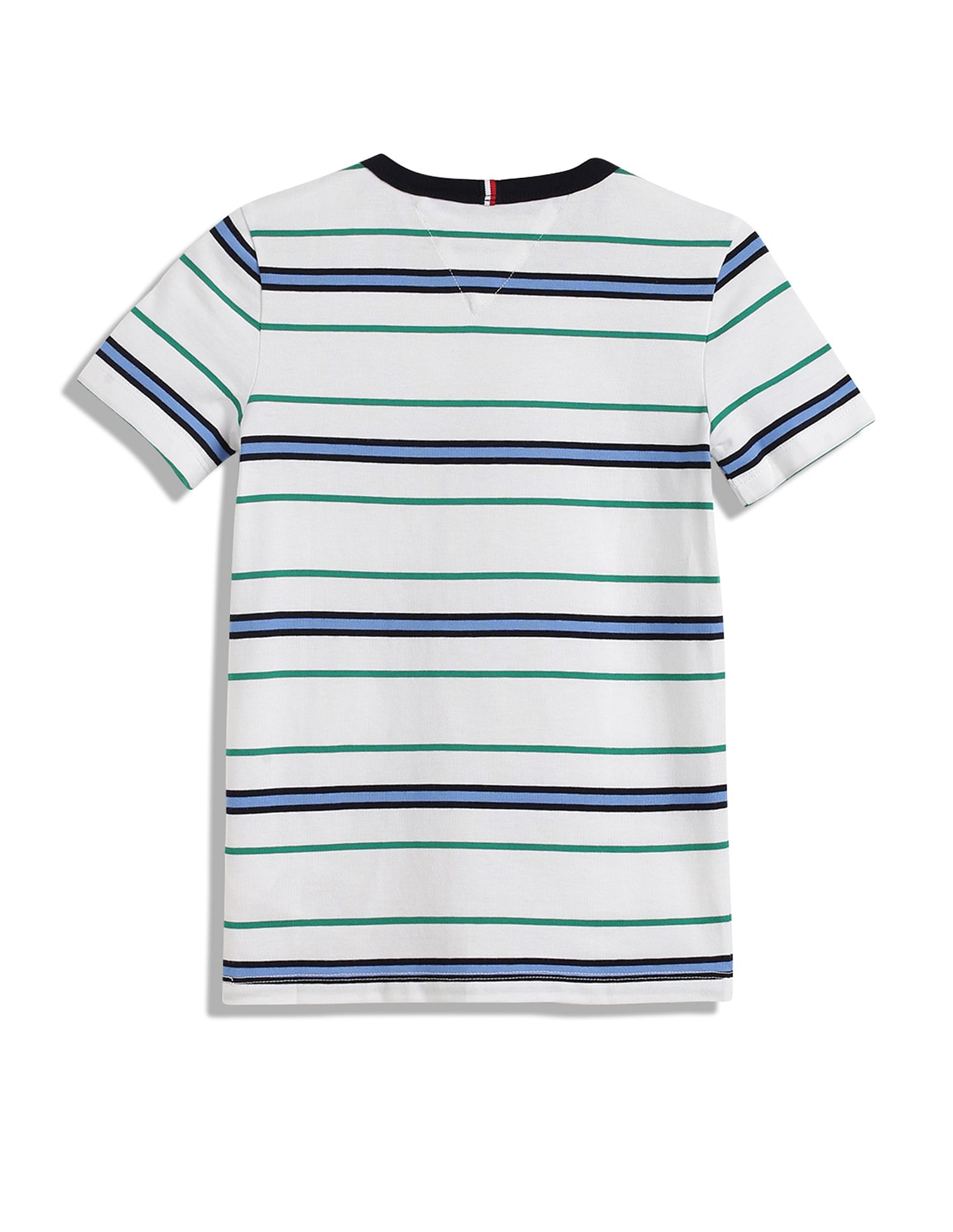Tommy Hilfiger Kids Boys Monotype Striped T-Shirt