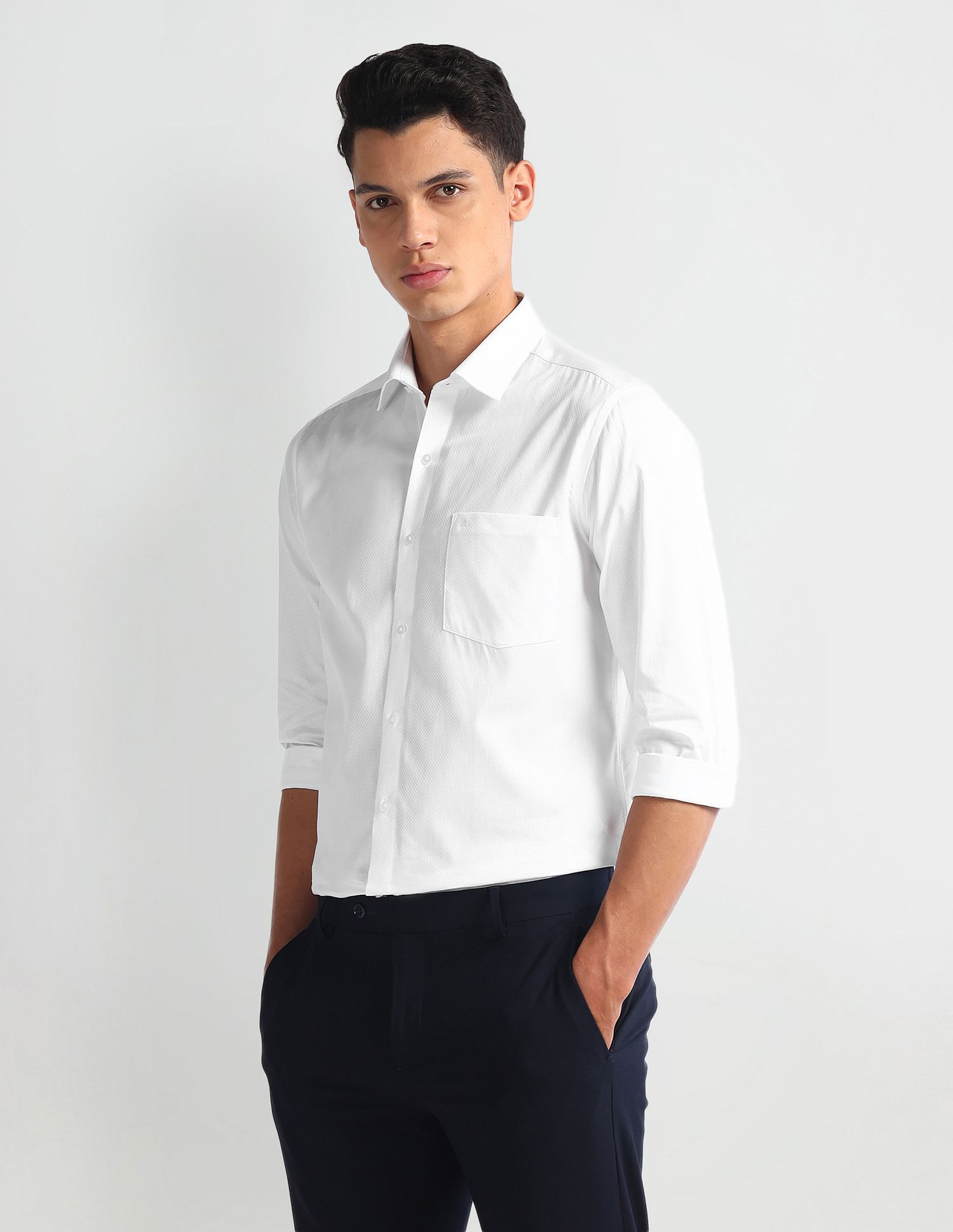 Arrow Manhattan Slim Cotton Shirt
