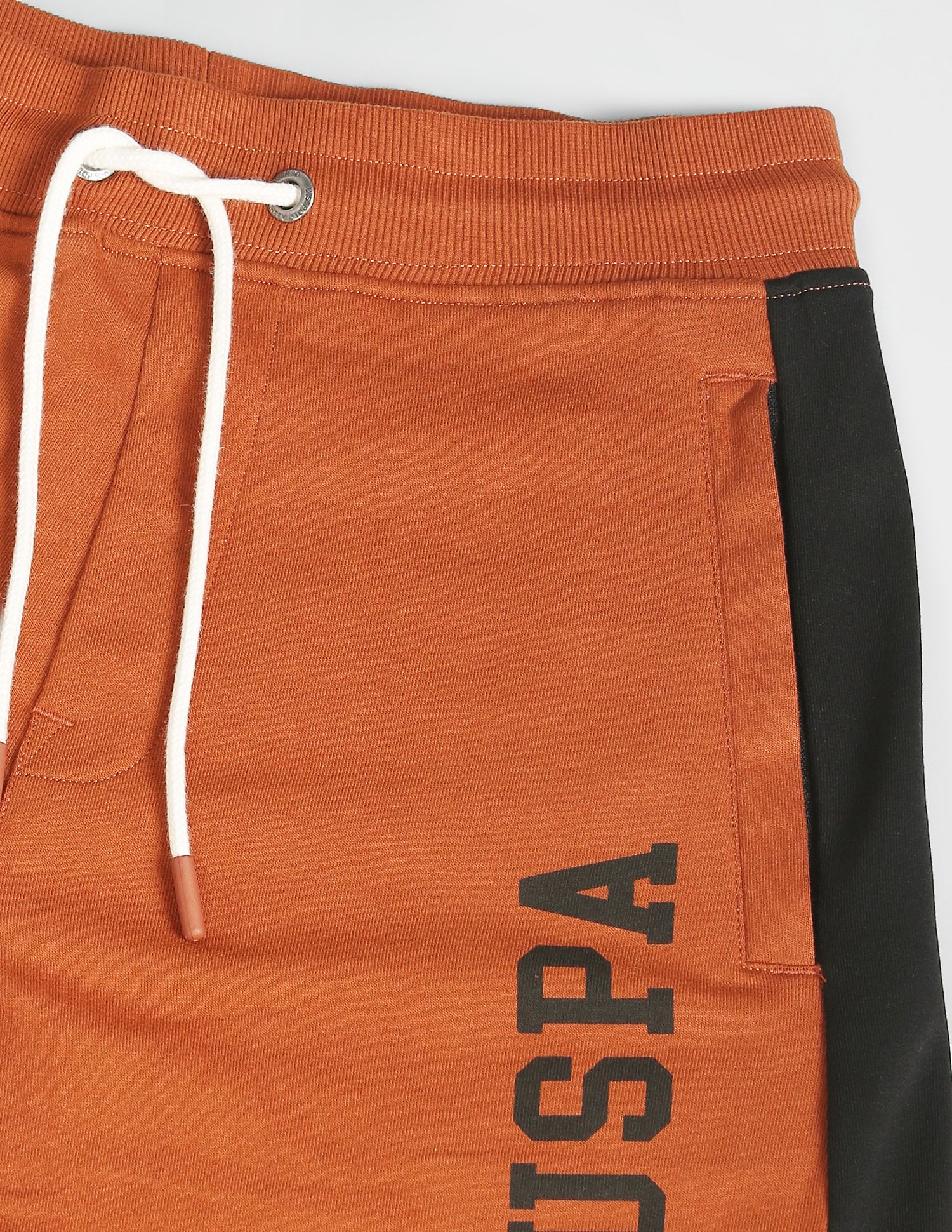U.S. Polo Assn. Denim Co. Mid Rise Drawstring Waist Track Pants