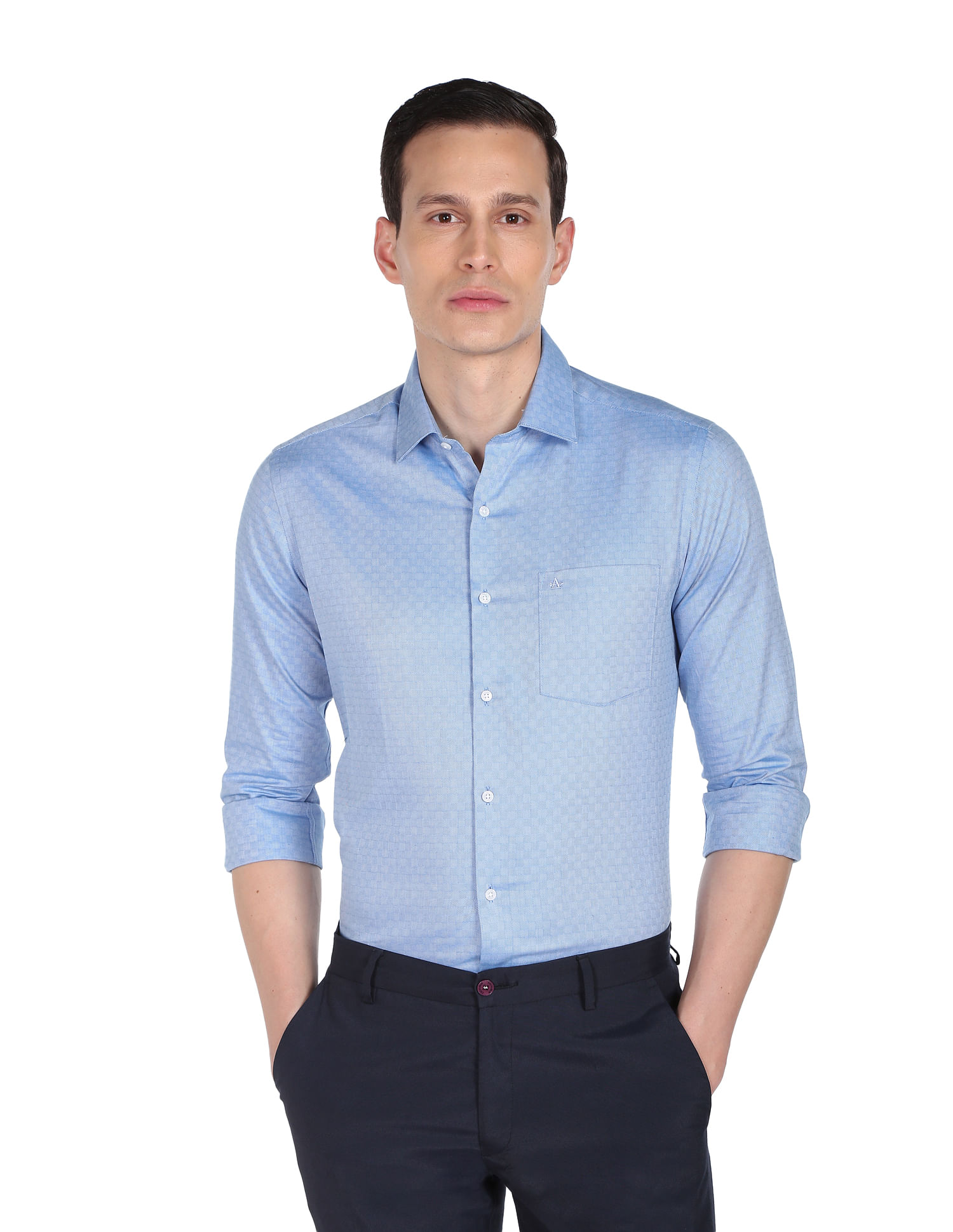 Arrow Twill Weave Manhattan Slim Fit Shirt