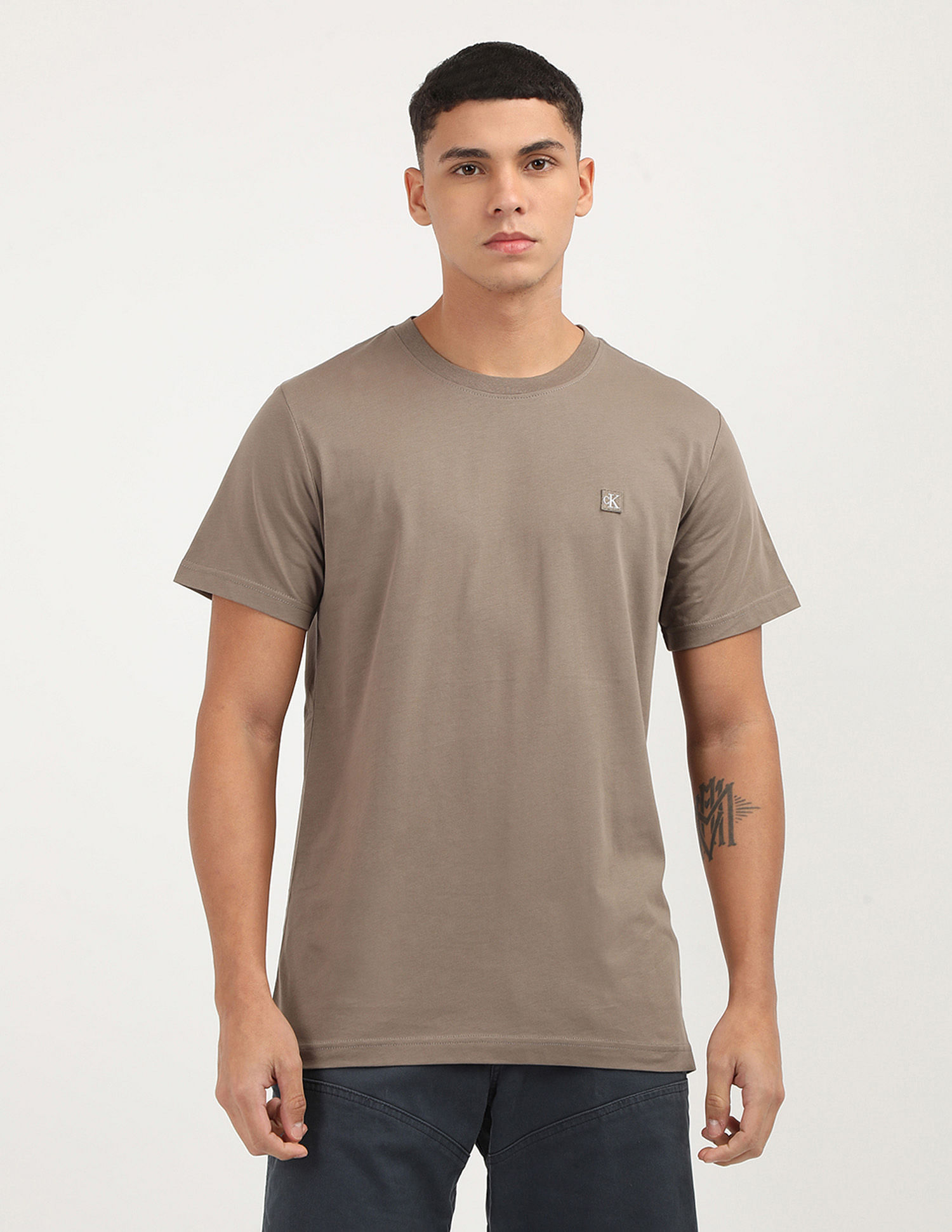 Calvin Klein Crew Neck Cotton T-Shirt