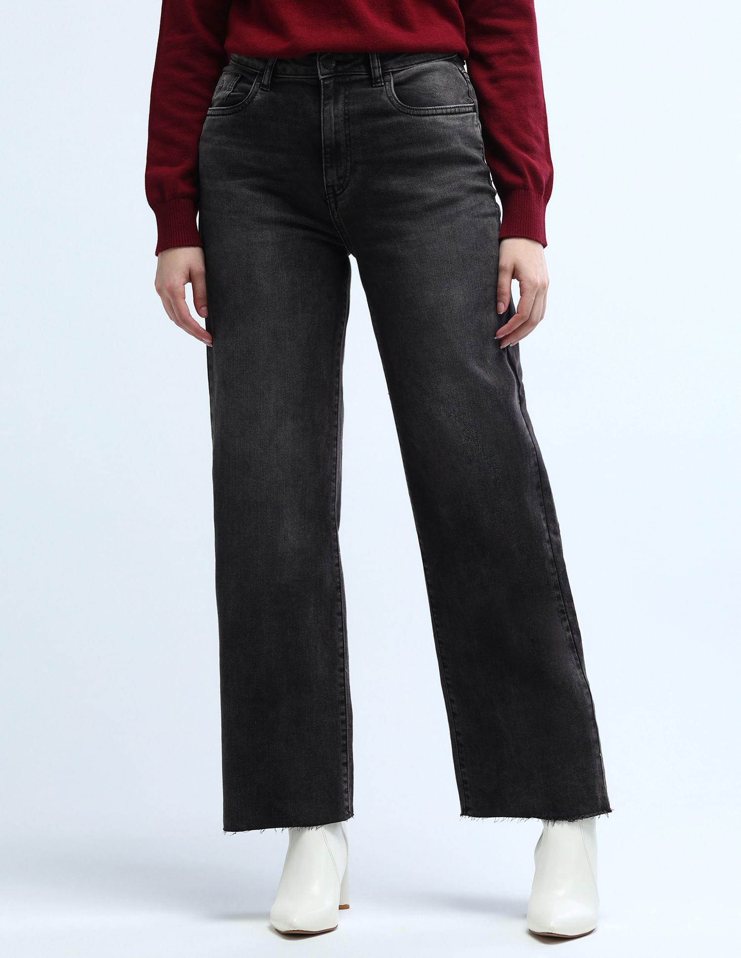 U.S. Polo Assn. Women UWAW24JEN236 DK. GREY Womens Jeans