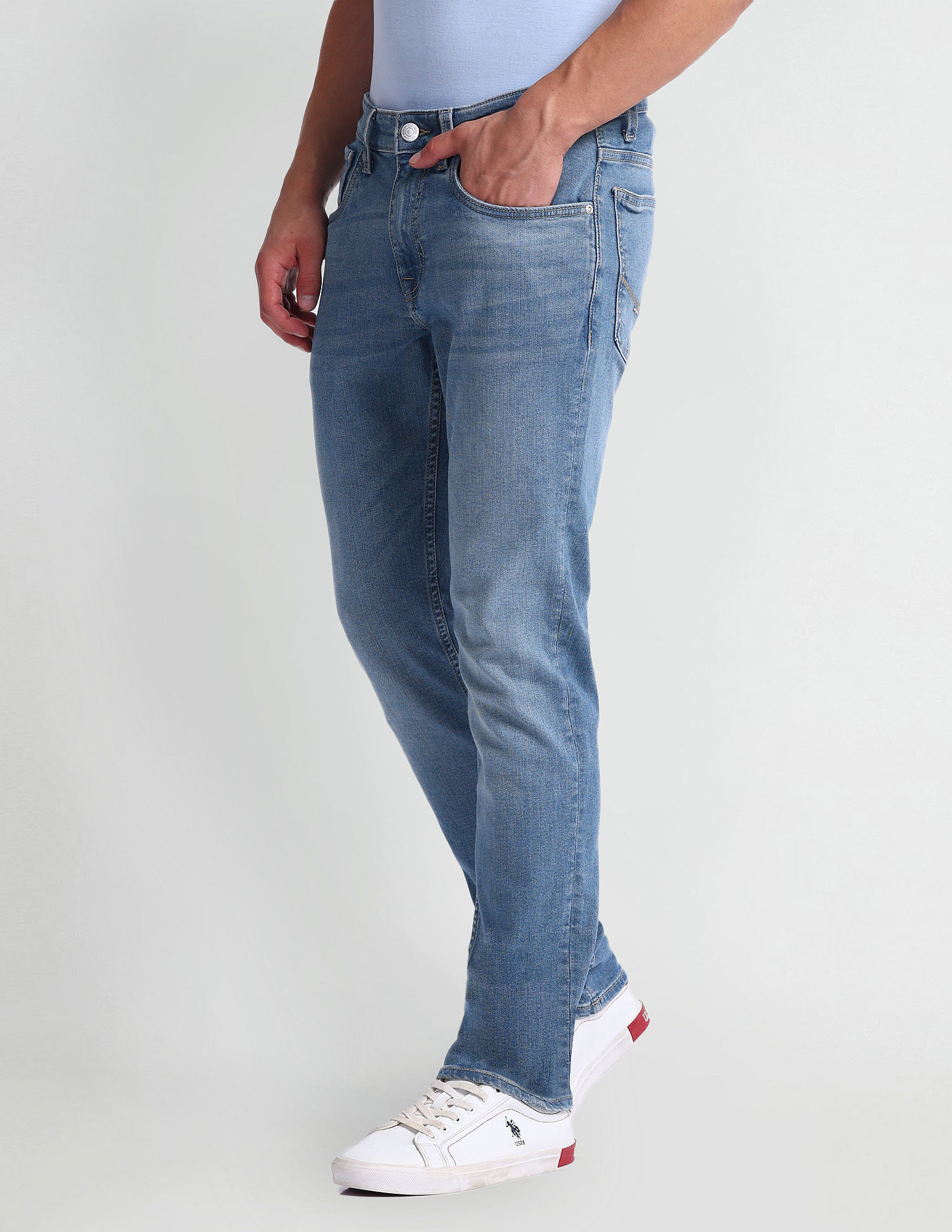 U.S. Polo Assn. Denim Co. Brandon Slim Tapered Fit Blue Jeans