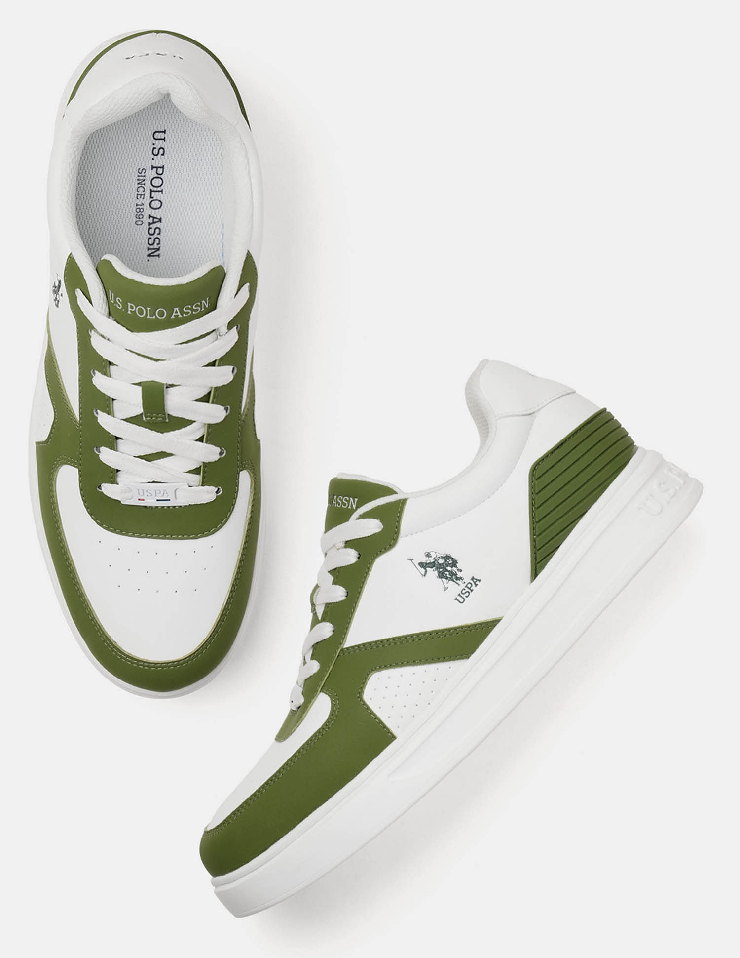 U.S. Polo Assn. Men Nebo Colour Blocked Sneakers